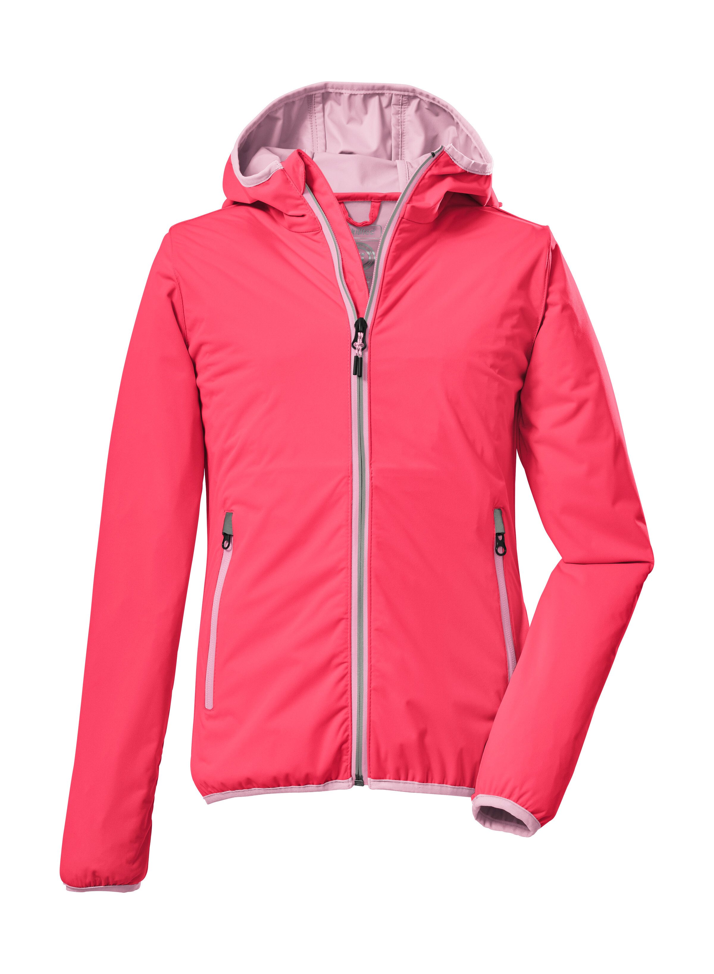 Killtec Outdoorjacke KOS 229 GRLS JCKT Packbare, wasserdichte Kinderjacke mit Kapuze