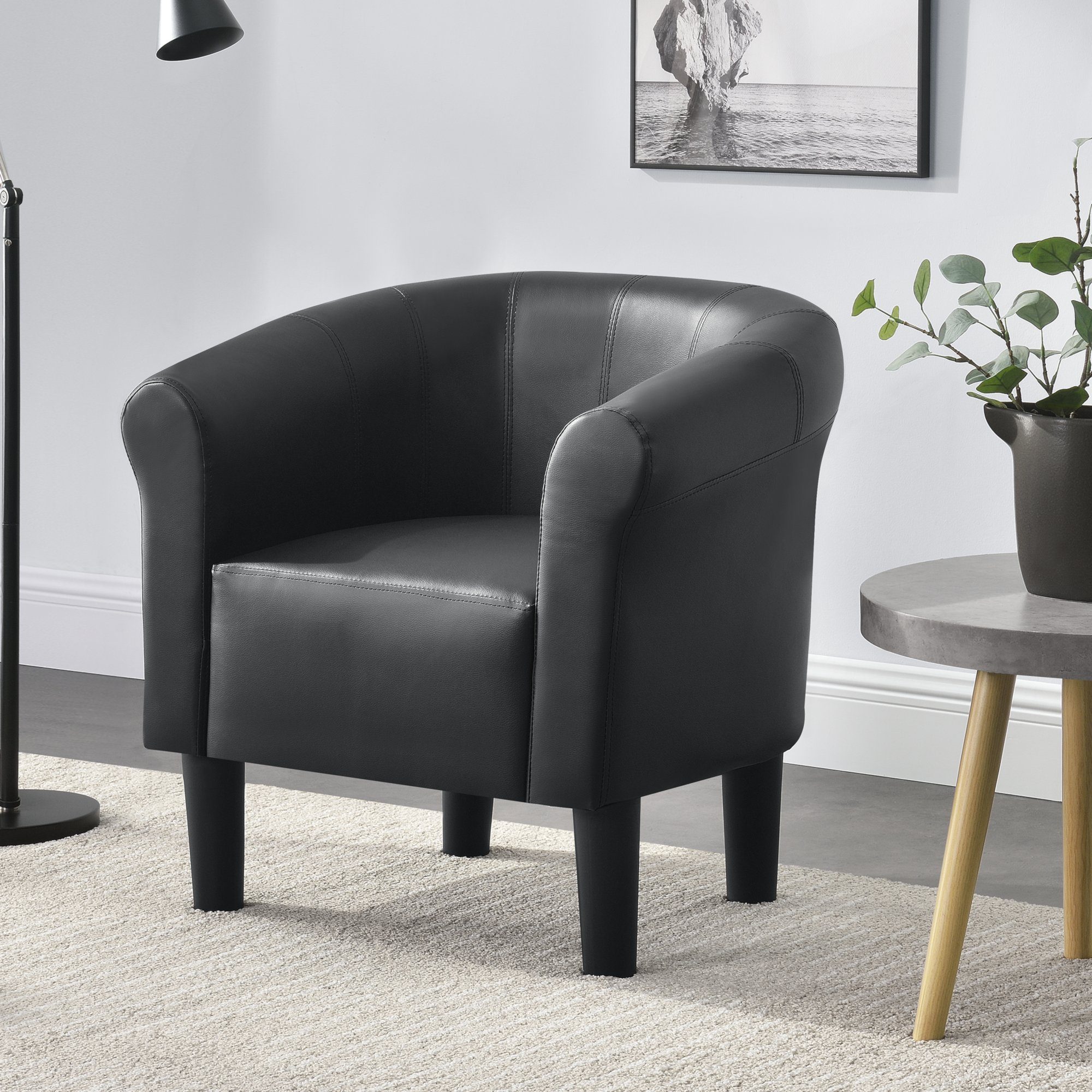 en.casa Sessel, »Jelgava« 70x70x58 cm Clubsessel günstig online kaufen