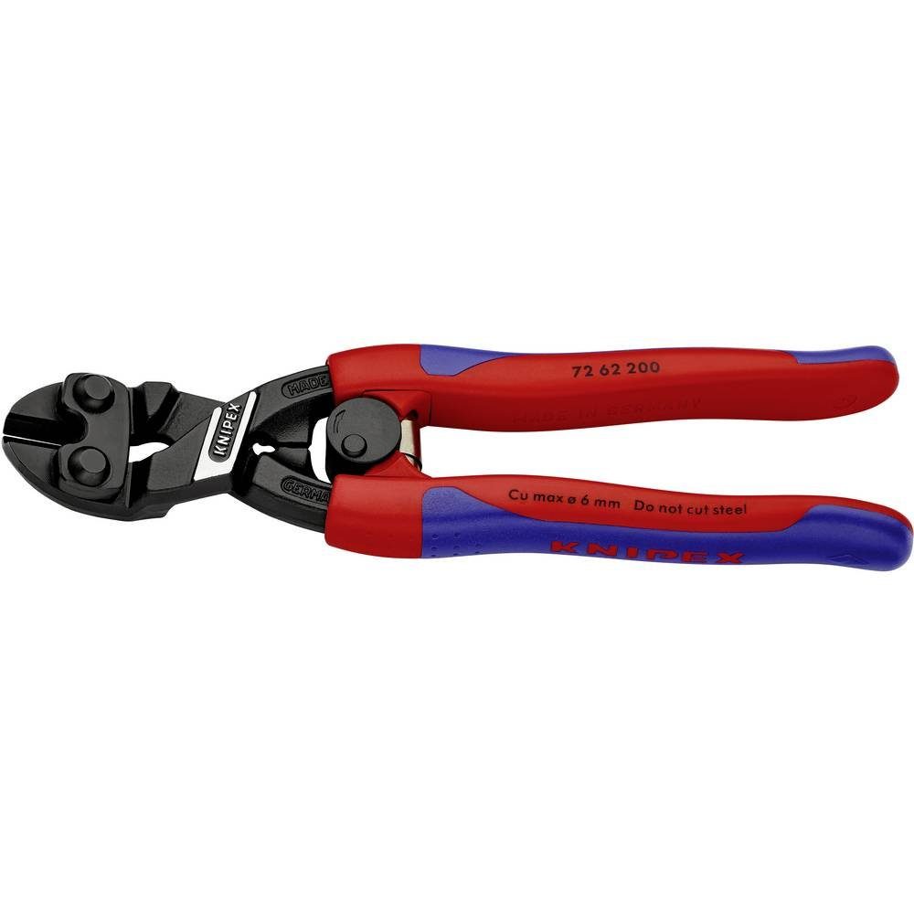 Knipex Bolzenschneider Kraft-Bündigschneider für Weichmetall und Kunststoff 72 62 200