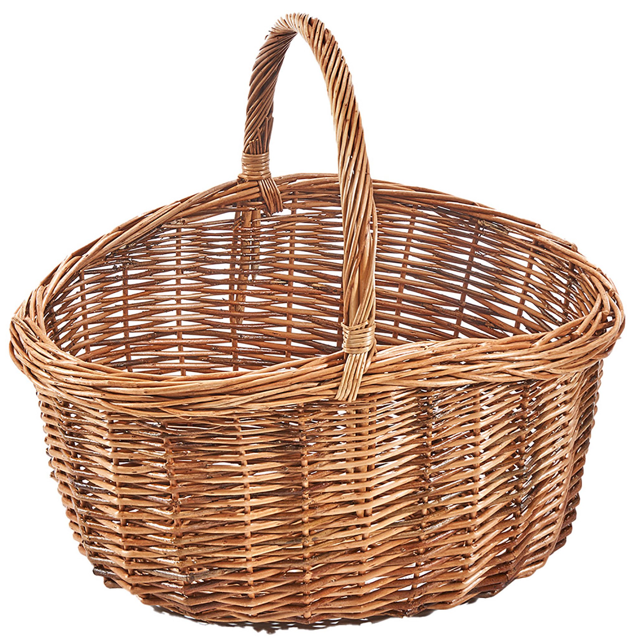 Kobolo Einkaufskorb Korb Weidenkorb LILLY geflochten Shopper Bag, aus Weide günstig online kaufen