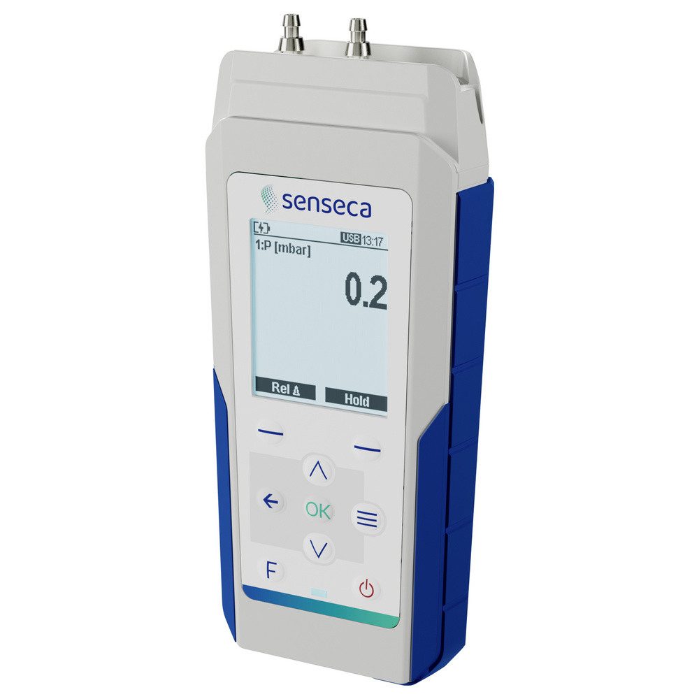Senseca Luftdruckmessgerät Senseca PRO 215-4 Differenz-Druckmessgerät Luftdruck, Nicht aggressiv