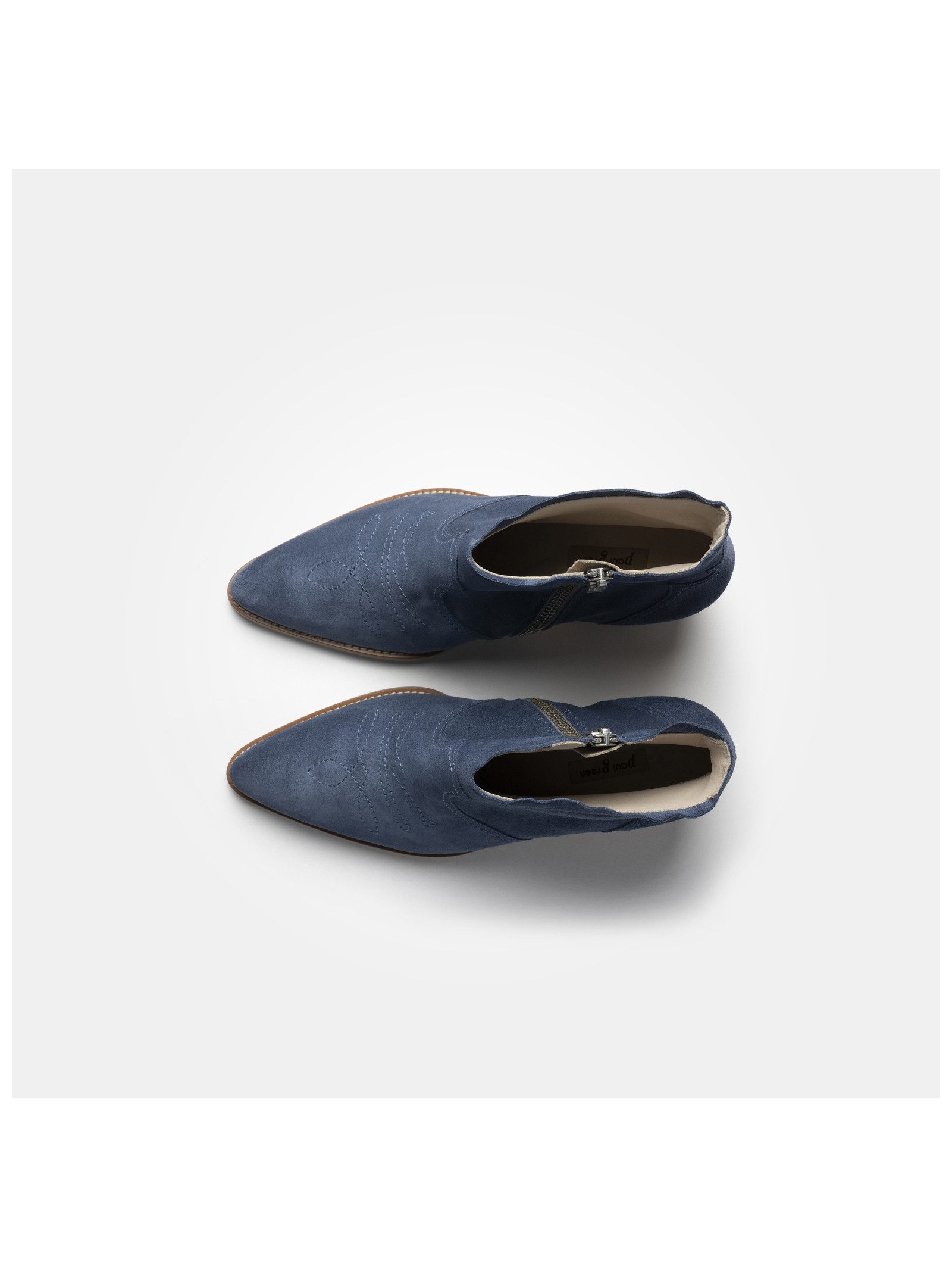 Paul Green Paul Green Stiefelette Veloursleder Bikerboots