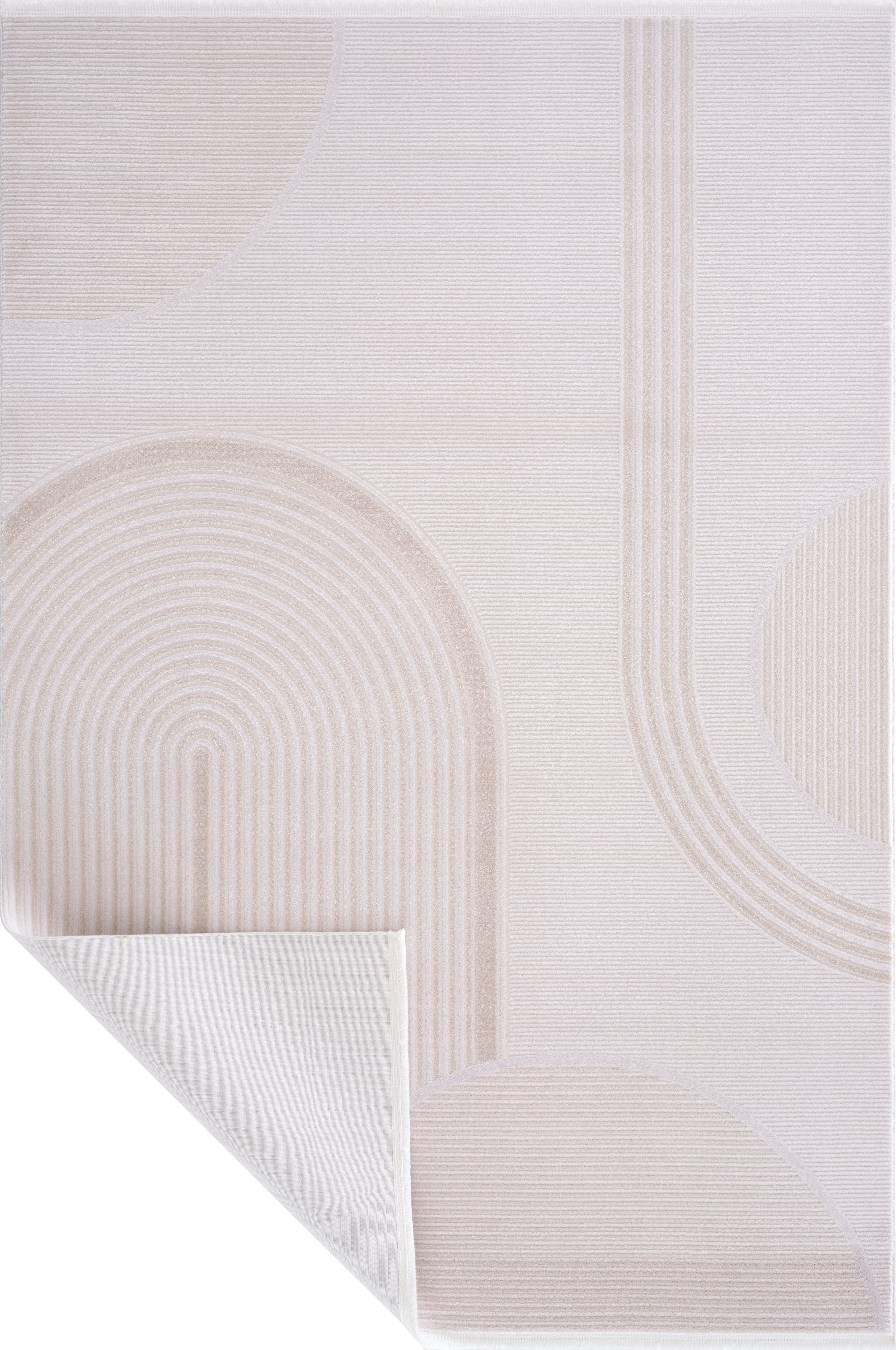 Calvin Klein home Teppich Glow, mit Fransen, Designerteppich, rechteckig, Höhe: 8 mm, Hoch-Tief, 3D Optik, skandinavischer Stil, Wohnzimmer, Schlafzimmer