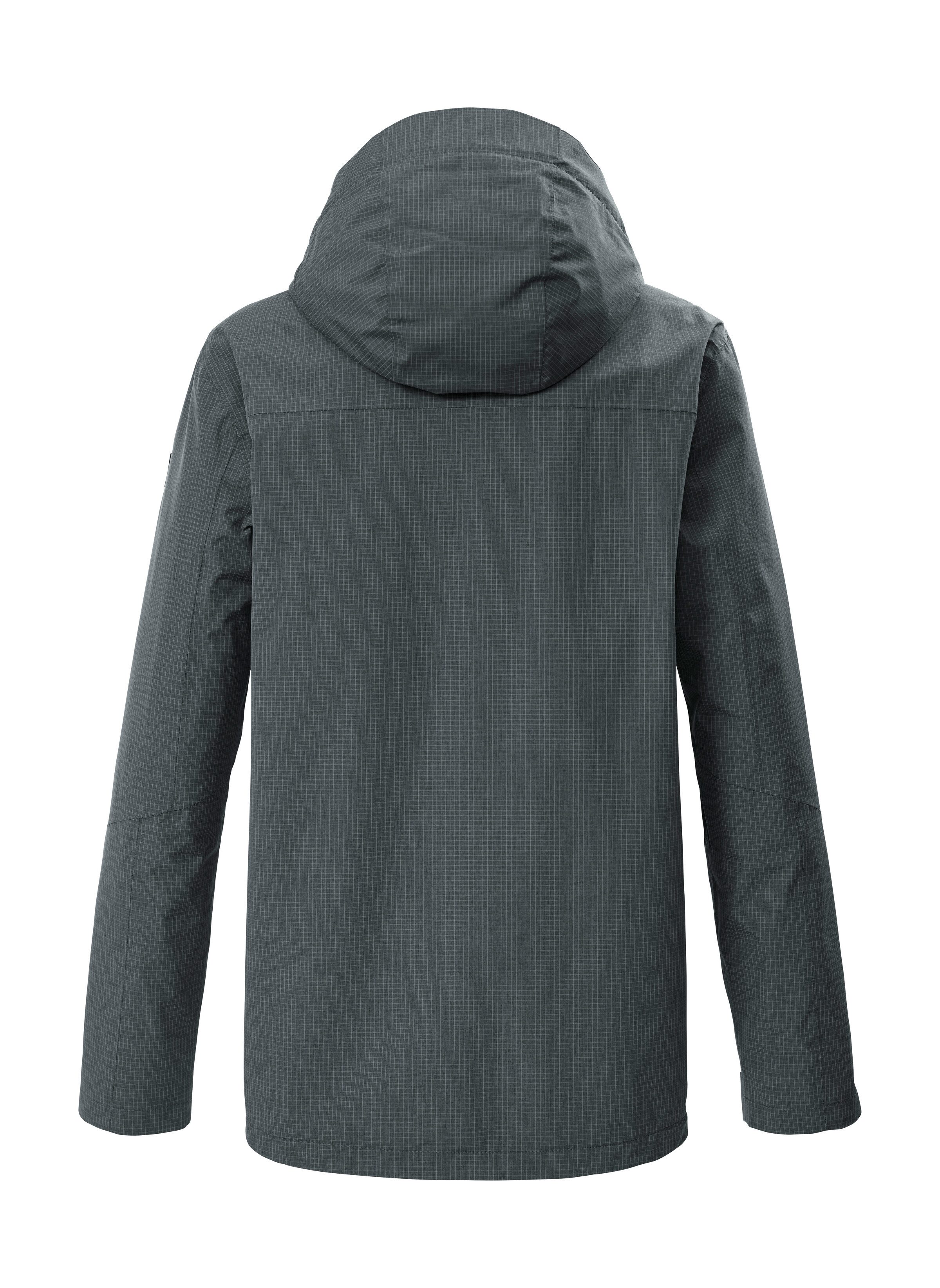 Killtec Funktionsjacke KOS 116 MN JCKT Wasserdichte, atmungsaktive Jacke mit abnehmbarer Kapuze