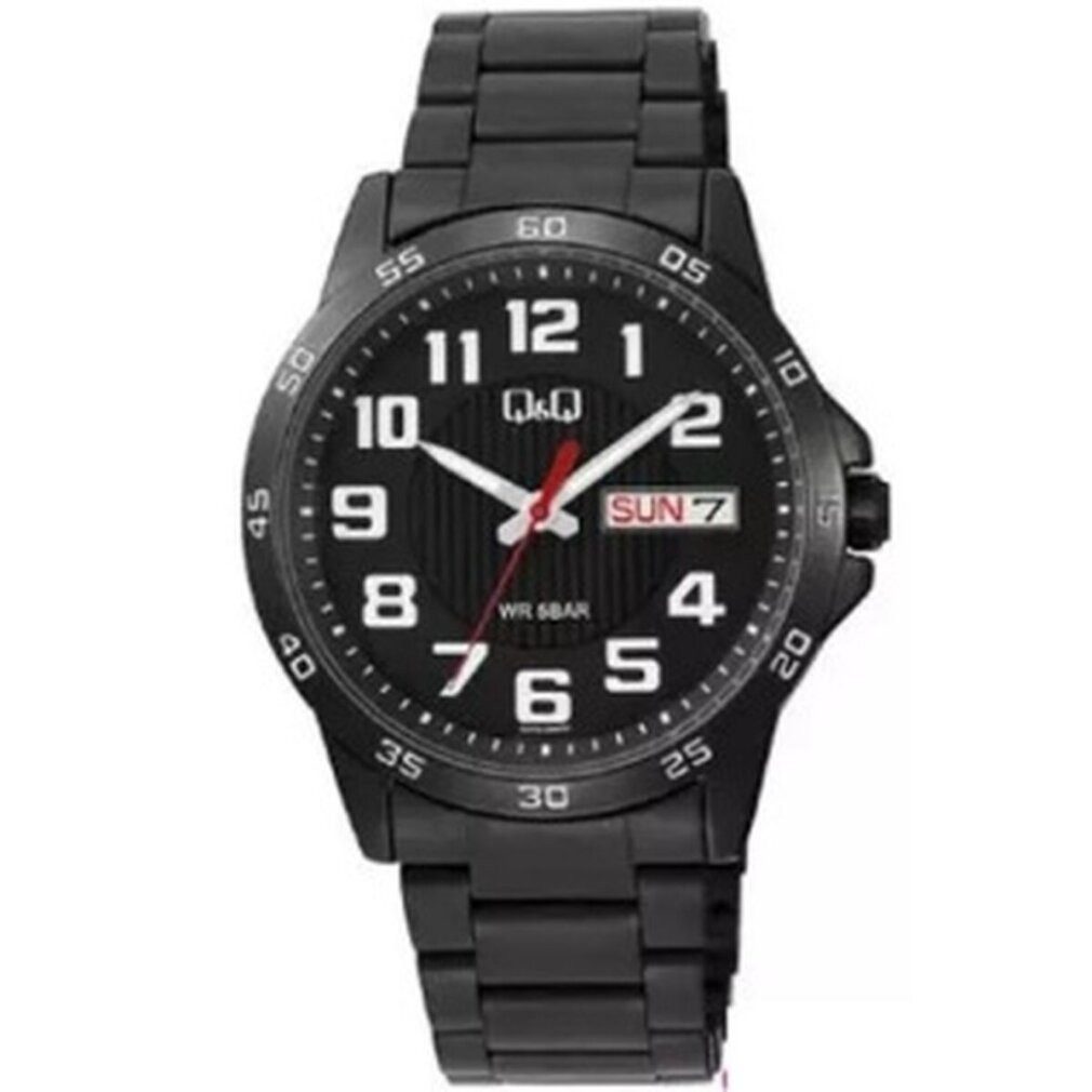 Q&Q Luxusuhr Herrenuhr GENT DAY & DATE