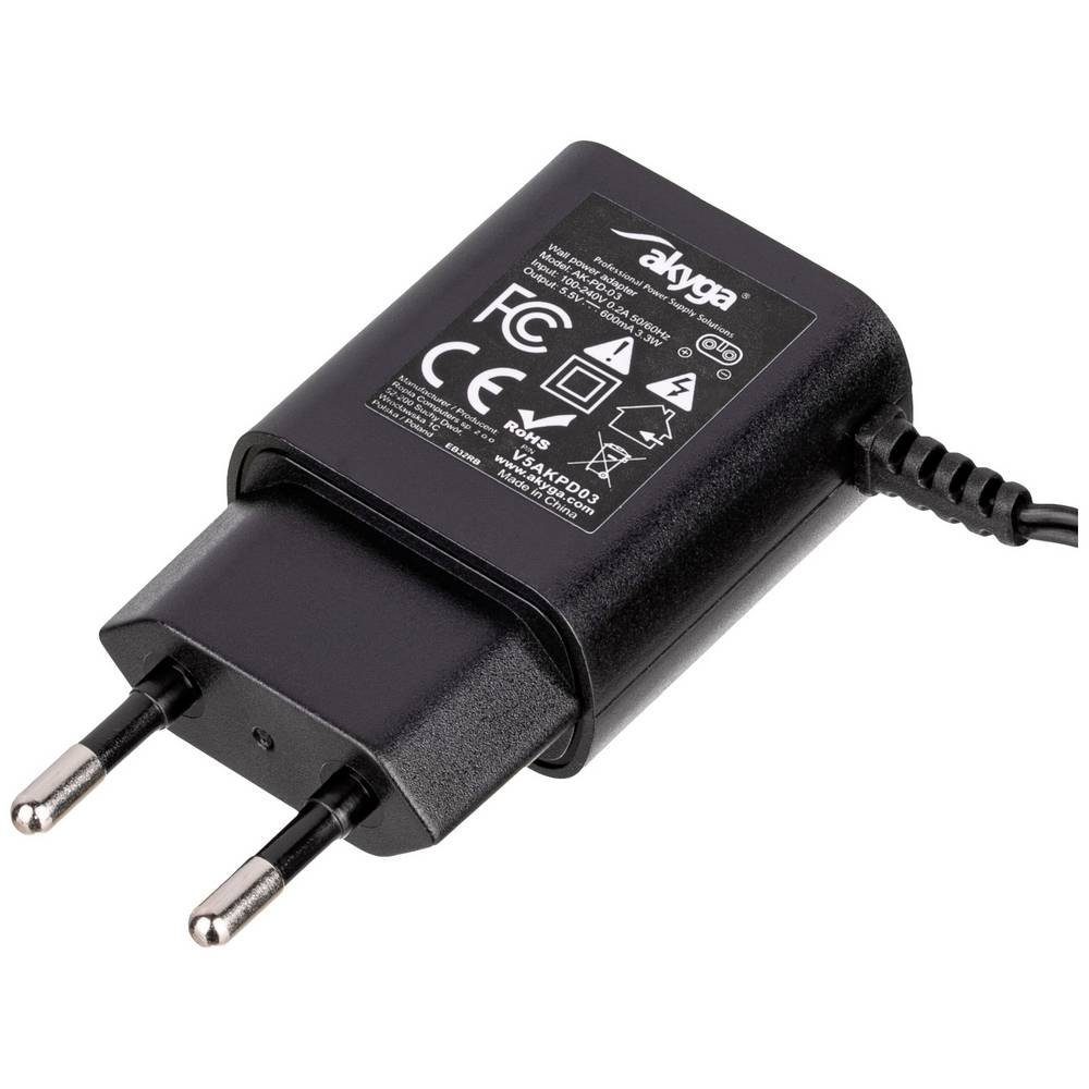 Akyga Fenstersauger Netzteil 5.5V / 600mA 3.3W Kärcher VAC plug AK-PD-03