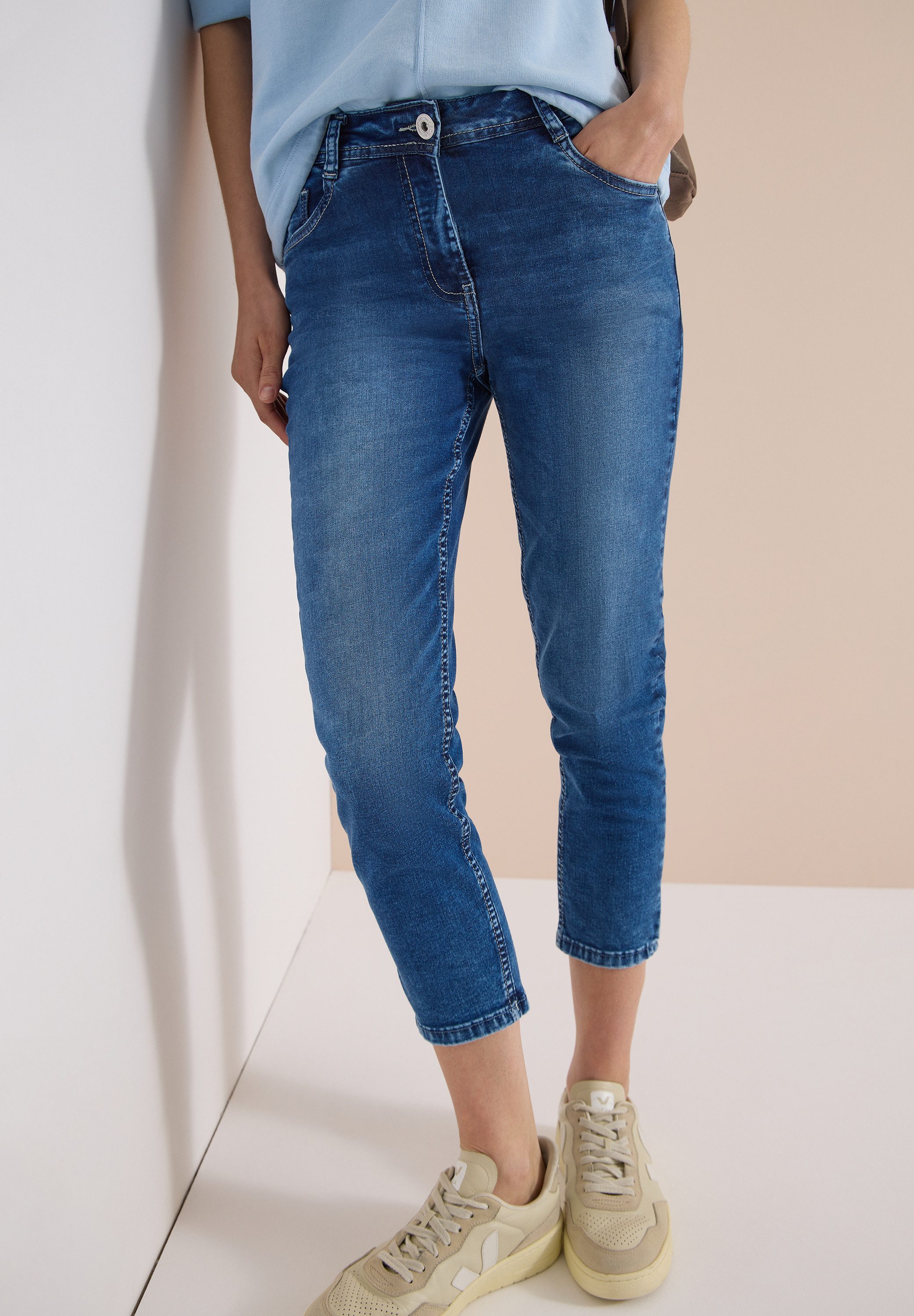 CECIL Slim-fit-Jeans in 3/4-Länge