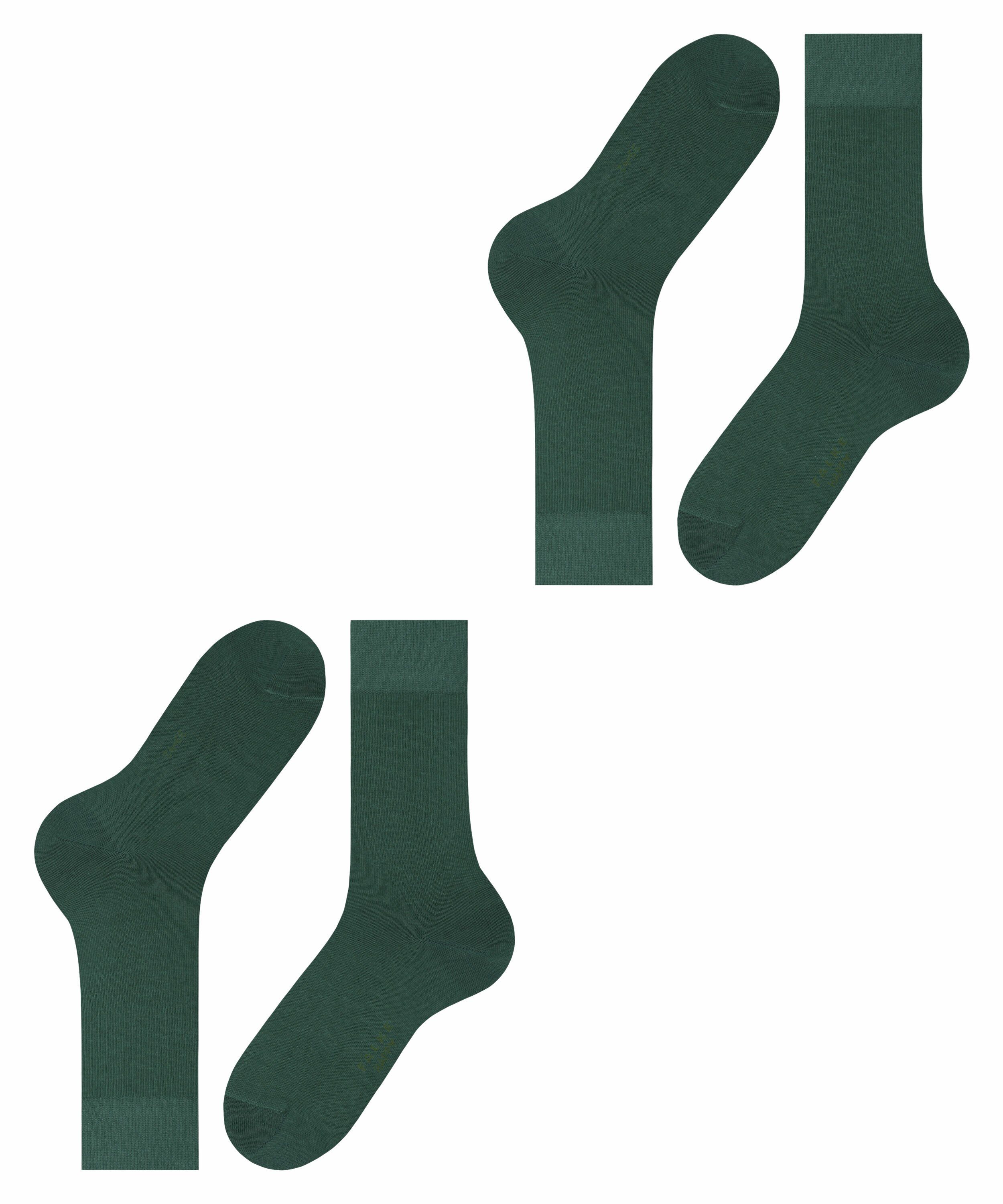 FALKE Socken Happy 2-Pack Socken (2-Paar) Set aus 2 Paar Baumwollstrümpfen