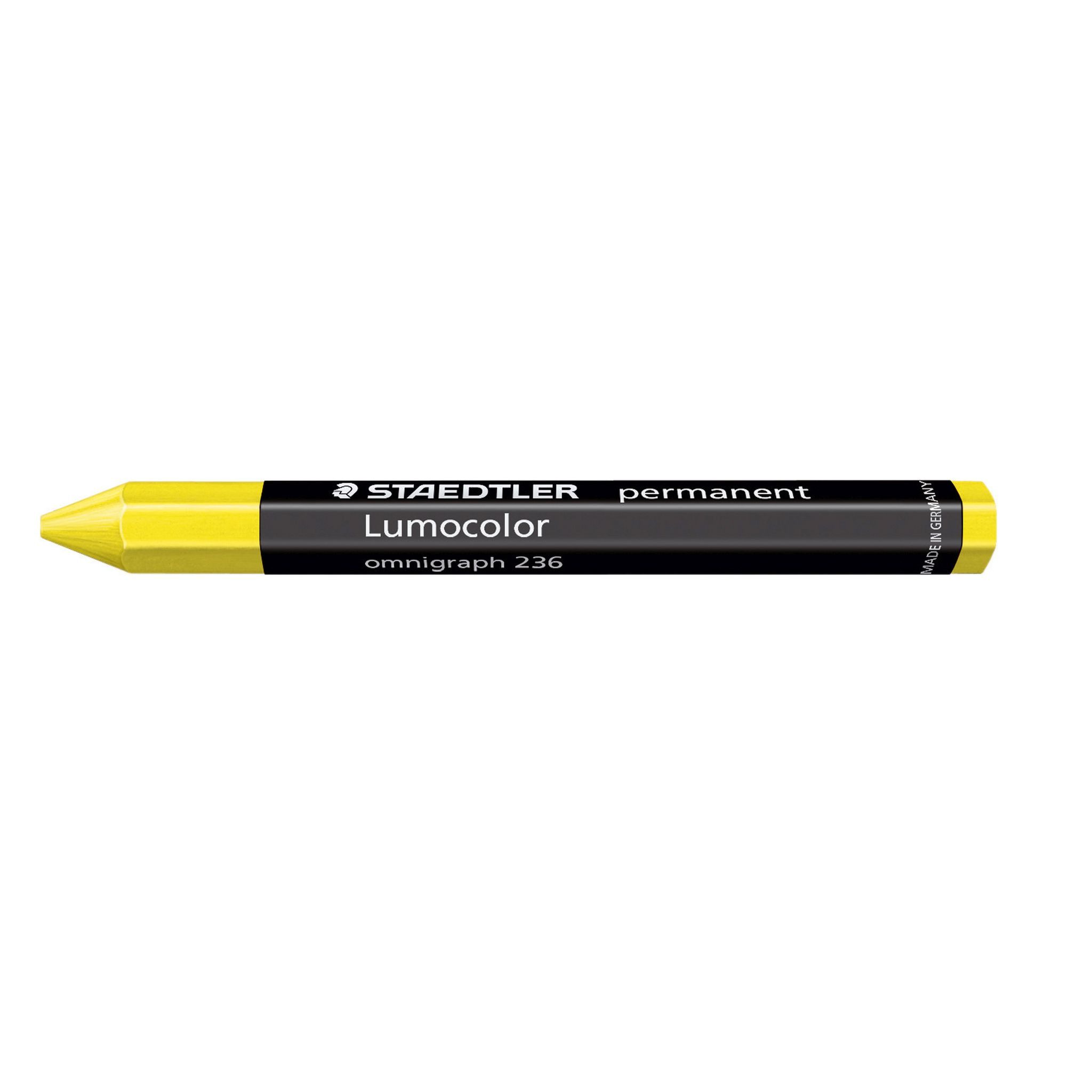 STAEDTLER Wachsmalstift Staedtler Universalkreide Lumocolor perm gelb