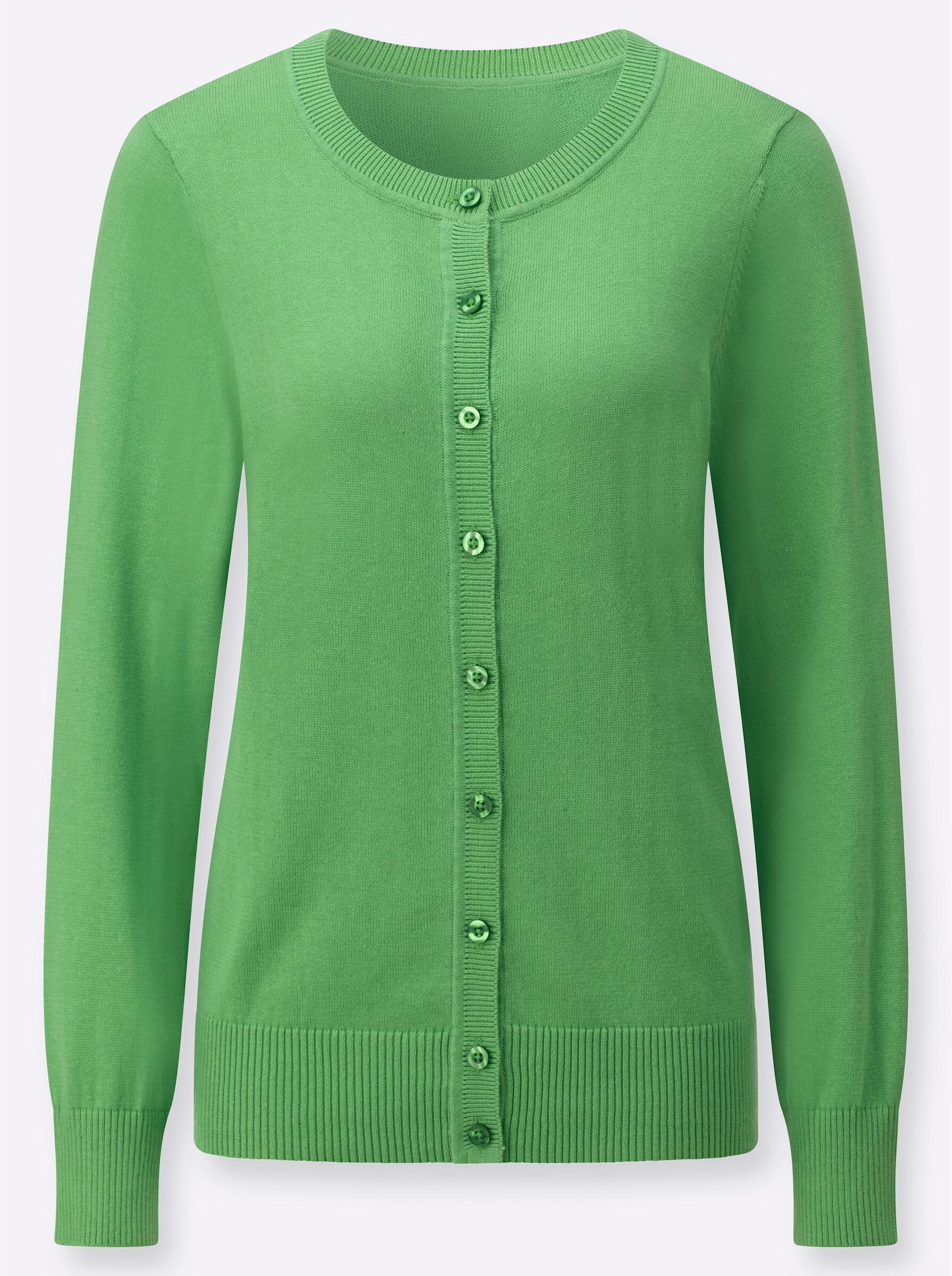 Strickjacke Strickjacke Langarm Jersey