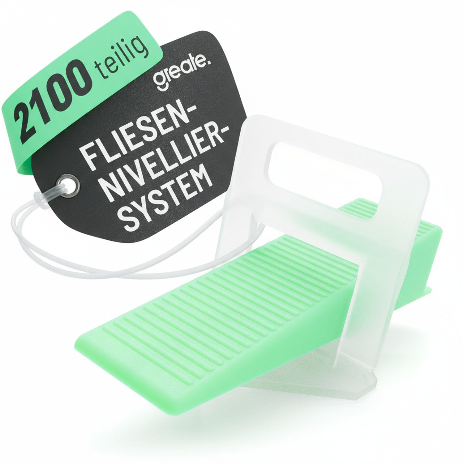greate. Nivelliersystem 2100-teiliges Fliesen Nivelliersystem 2mm - Fliesen günstig online kaufen
