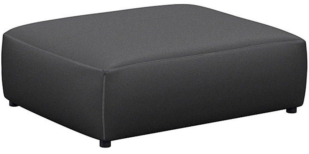 FLEXLUX Pouf Lucera, modern & anschmiegsam, Kaltschaum, Stahl-Wellenunterfederung