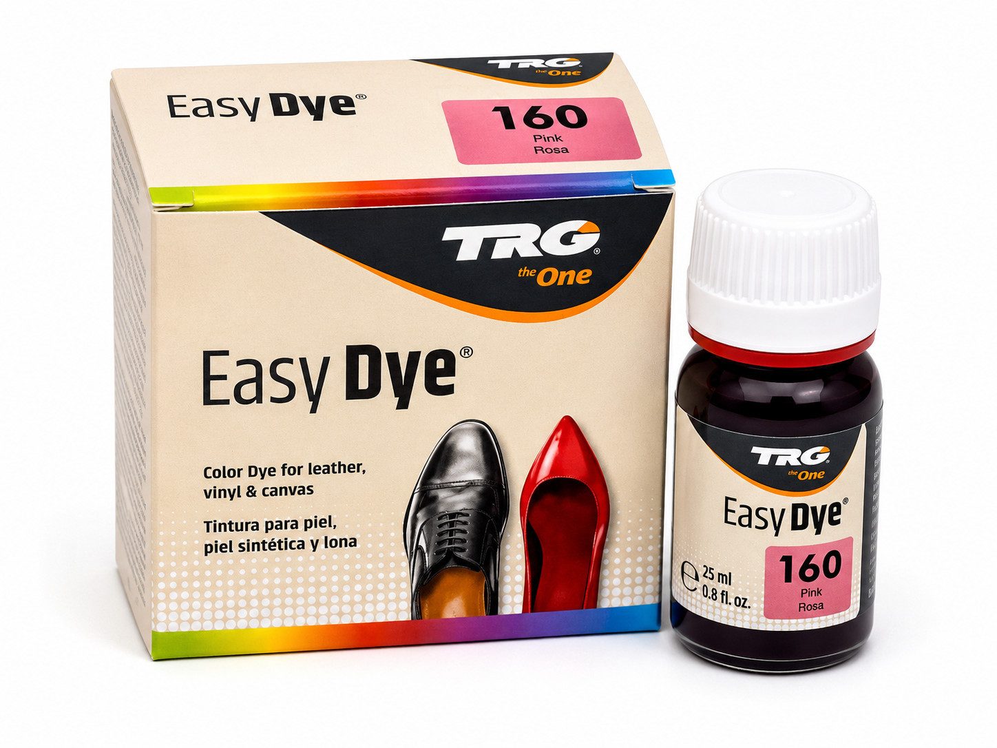 TRG TRG Lederfarbe 25ml Easy Dye - Rosa (160) Lederpflege