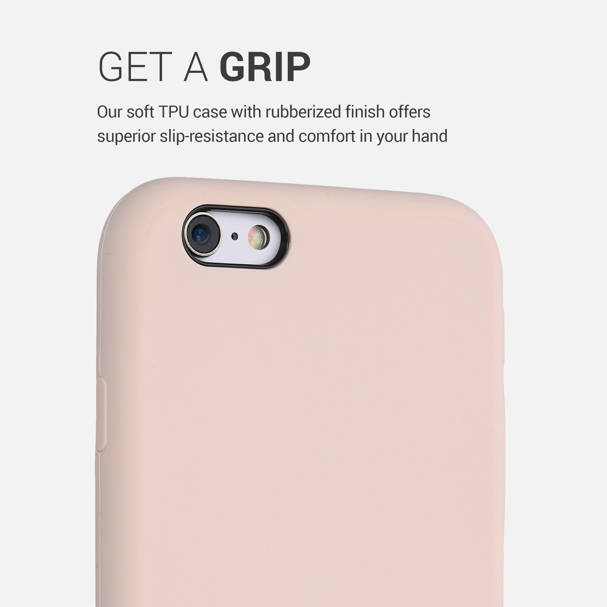 kwmobile Handyhülle Handyhülle für Apple iPhone 6 / 6S Hülle, Weiches Handy Silikon Case - Schutzhülle Cover