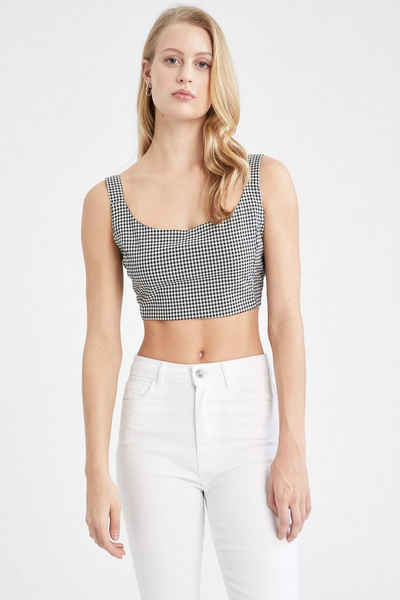 DeFacto Crop-Top Crop-Top CROPPED FIT