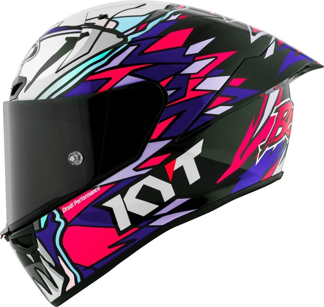 KYT Motorradhelm KX-1 Race GP Bastianini Replica 2023 Helm, Atmungsaktiv, Pinlock, ECE 22.06