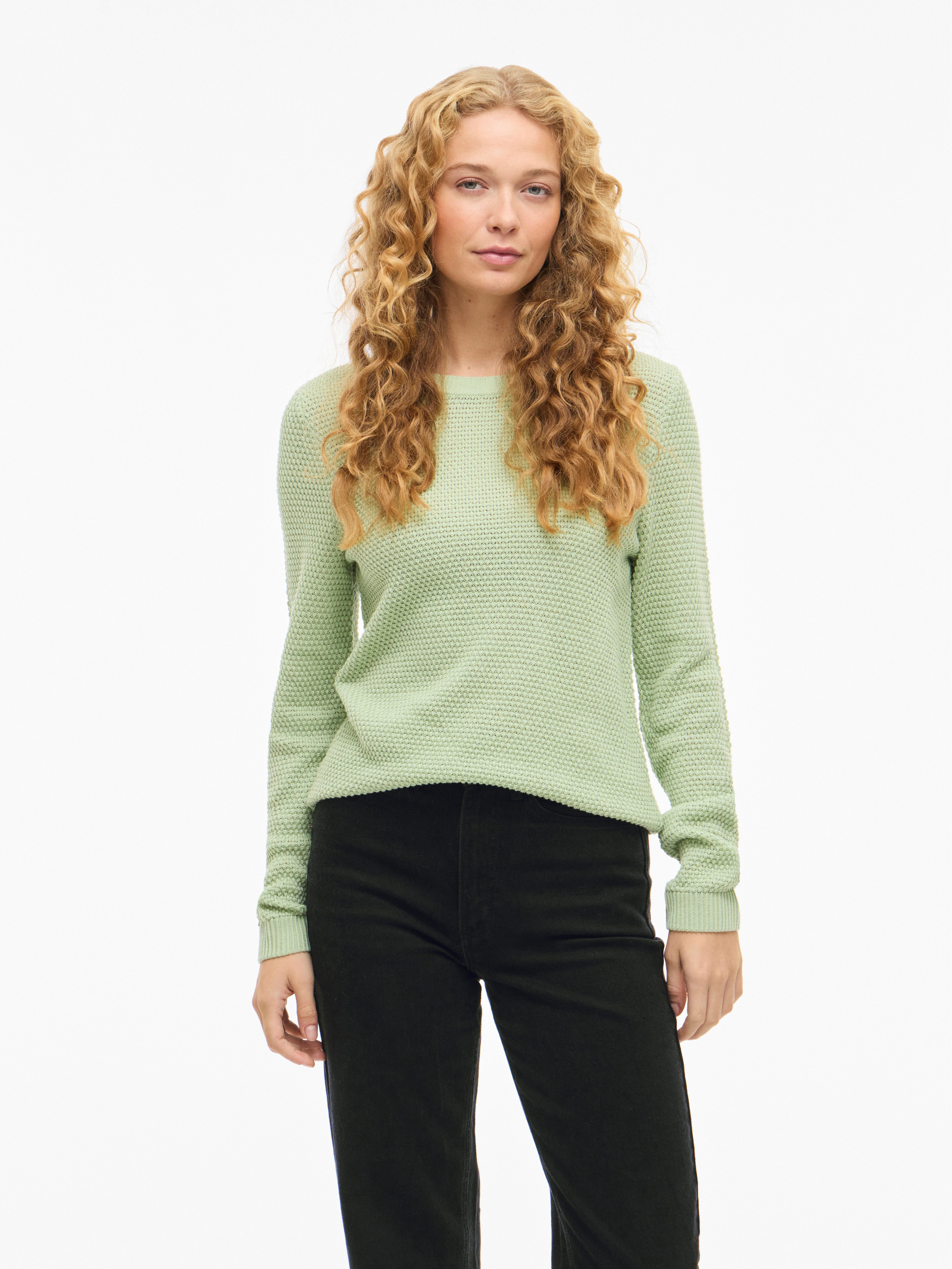 Vila Rundhalspullover VIDALO O-NECK L/S KNIT TOP- NOOS günstig online kaufen