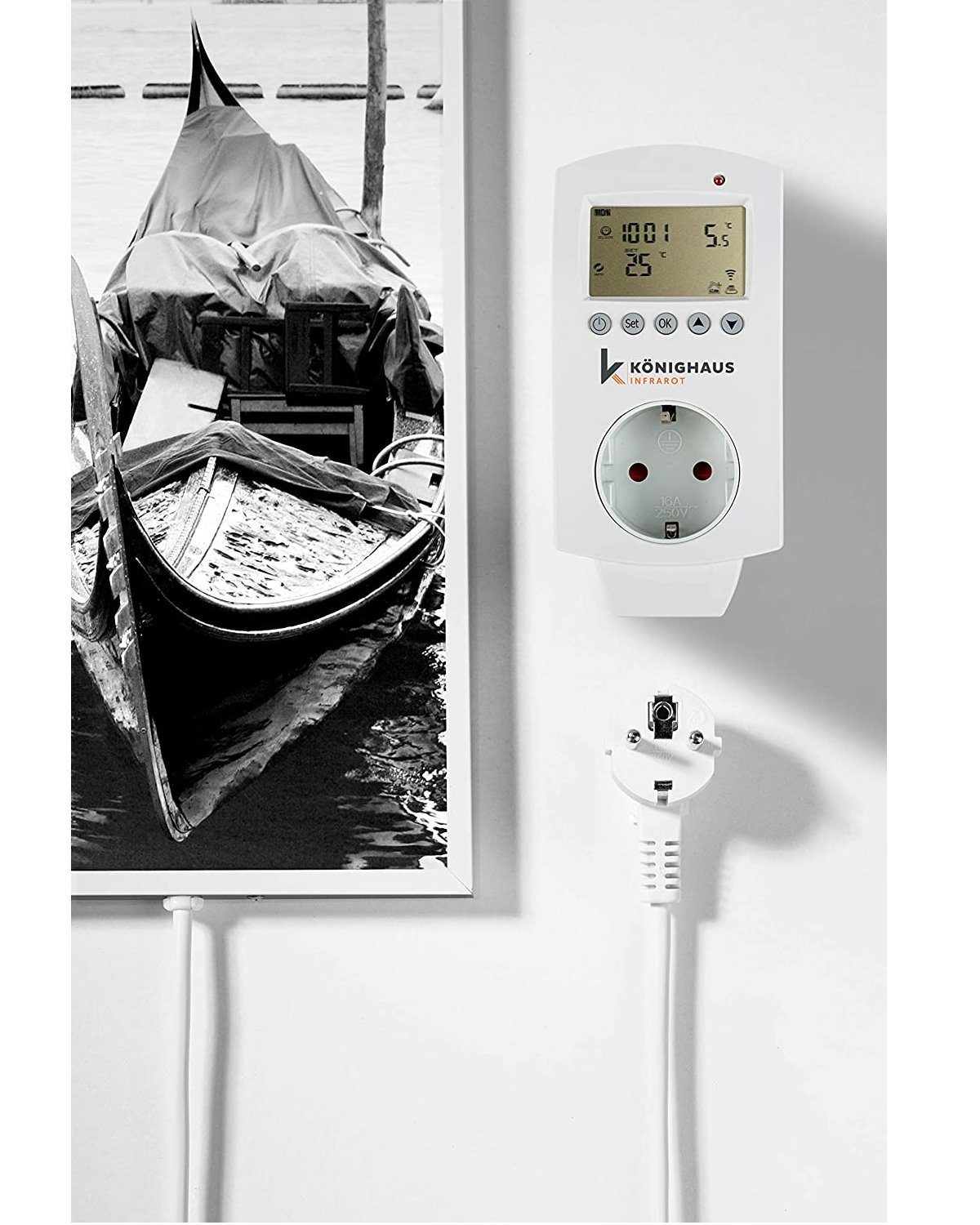 600W Infrarotheizung Home Bild-Serie Smart Smart, angenehme Venedig Aussicht Strahlungswärme, Germany, in Made Könighaus