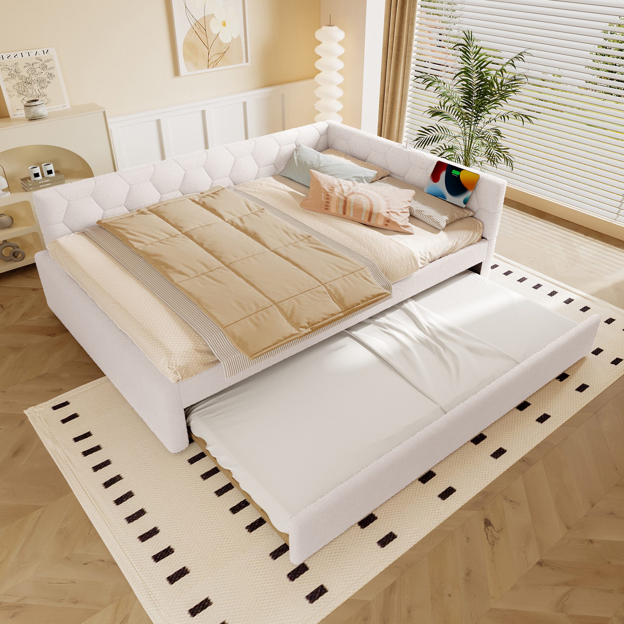 STILVORA Polsterbett 140×200 mit matratze,Schlafsofa mit günstig online kaufen