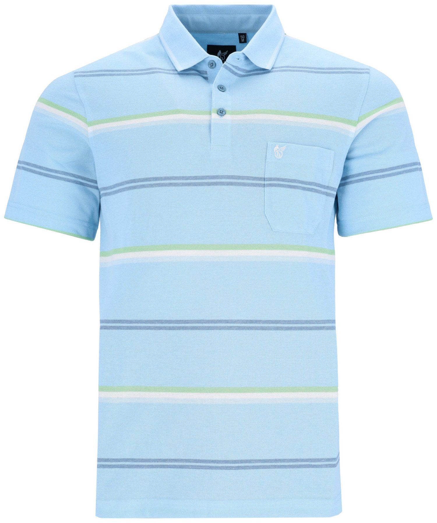 Hajo Poloshirt Herren Poloshirt (1-tlg) Bügelfrei Atmungsaktiv günstig online kaufen