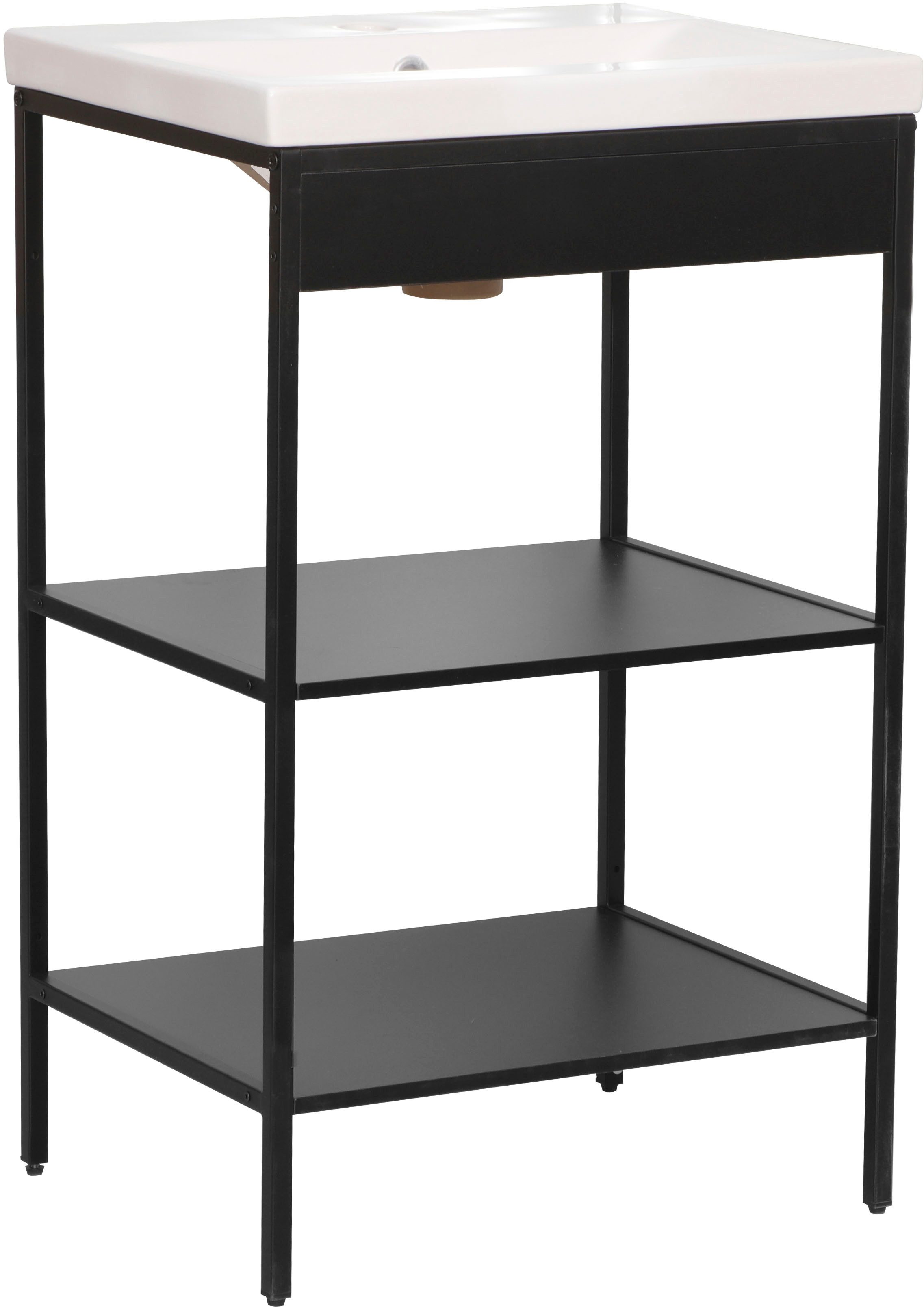welltime Waschbeckenunterschrank Lodi (1-St) Badezimmerregal mit günstig online kaufen