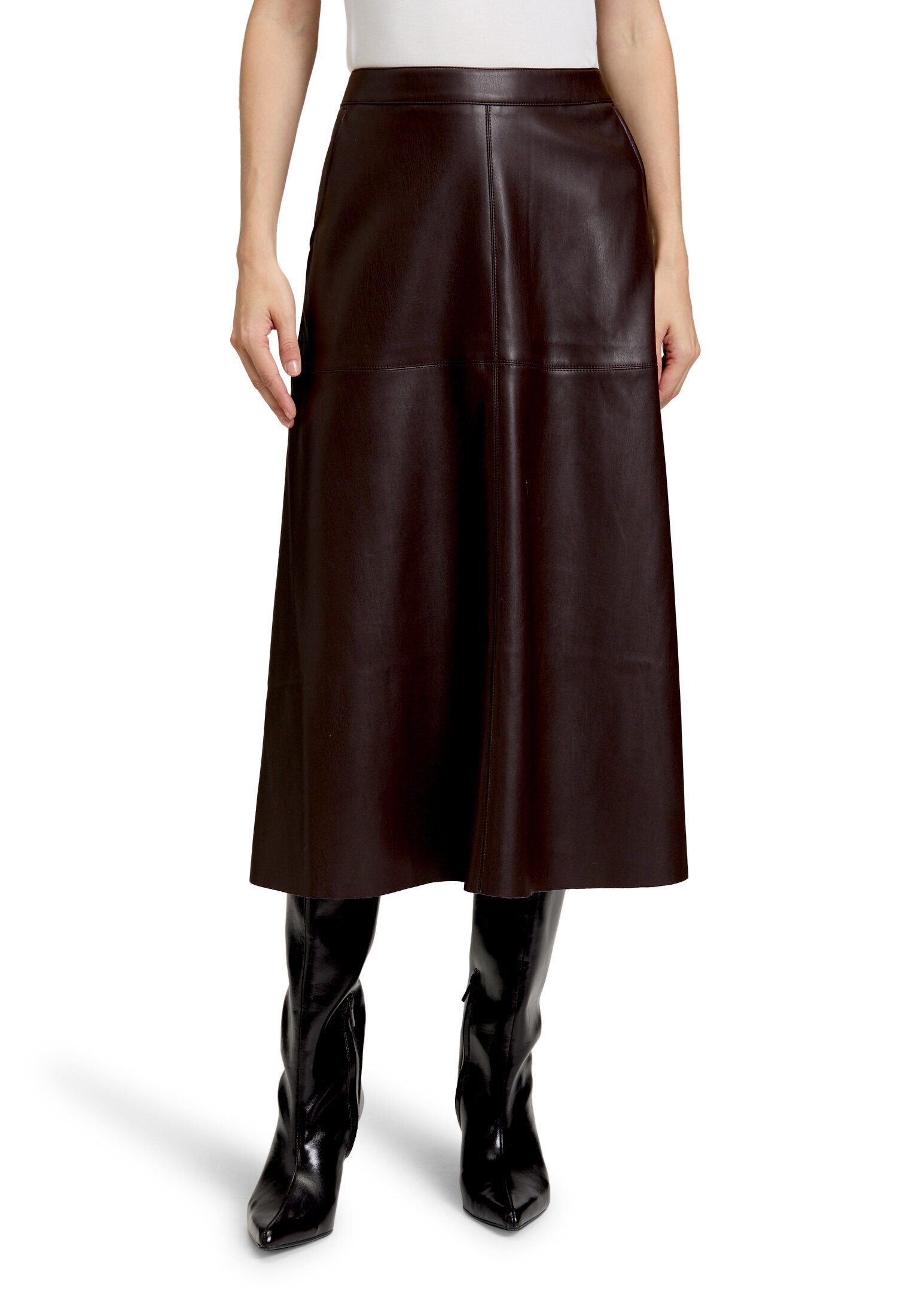 Maxirock Damen unifarben