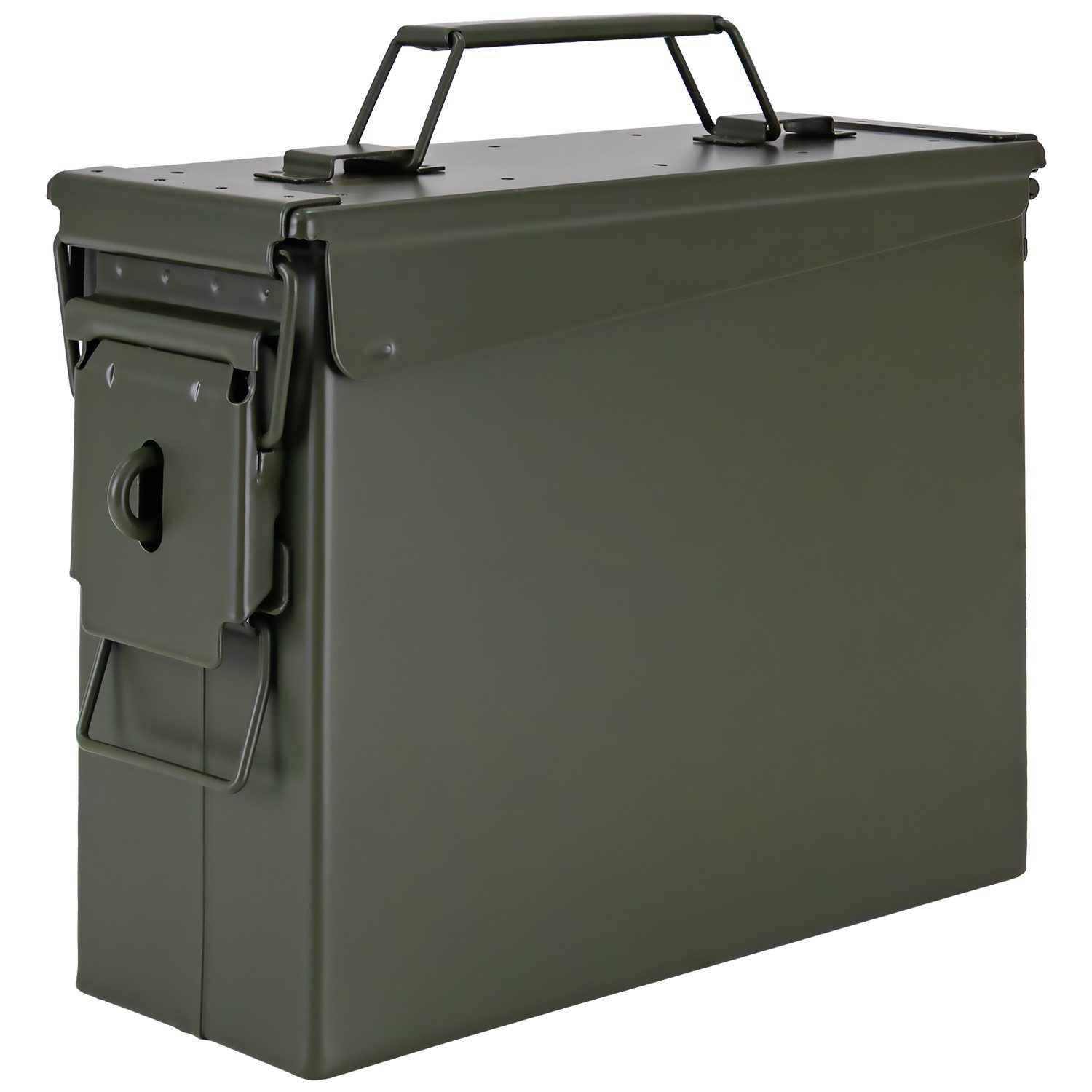 Trucky Aufbewahrungsbox Ammo Box Munitionsbox Box Metallkiste Metallbox Grün Metall Auswahl