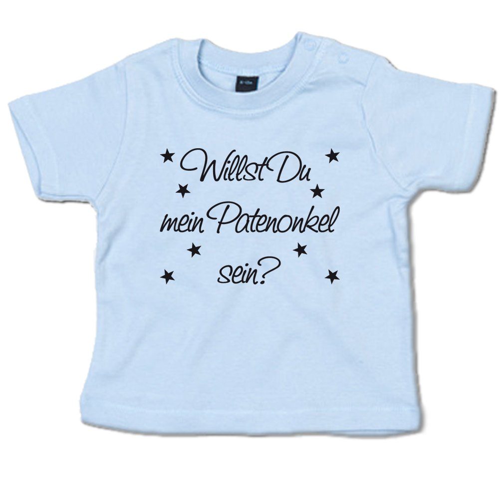 ᐅ Ggraphics TShirt Willst Du mein Patenonkel sein? Baby TShirt, mit