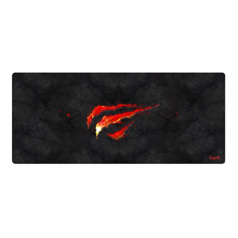 Havit Gaming Mauspad Gaming Mousepad GAMENOTE 700x300mm groß Anti-Rutsch Schwarz