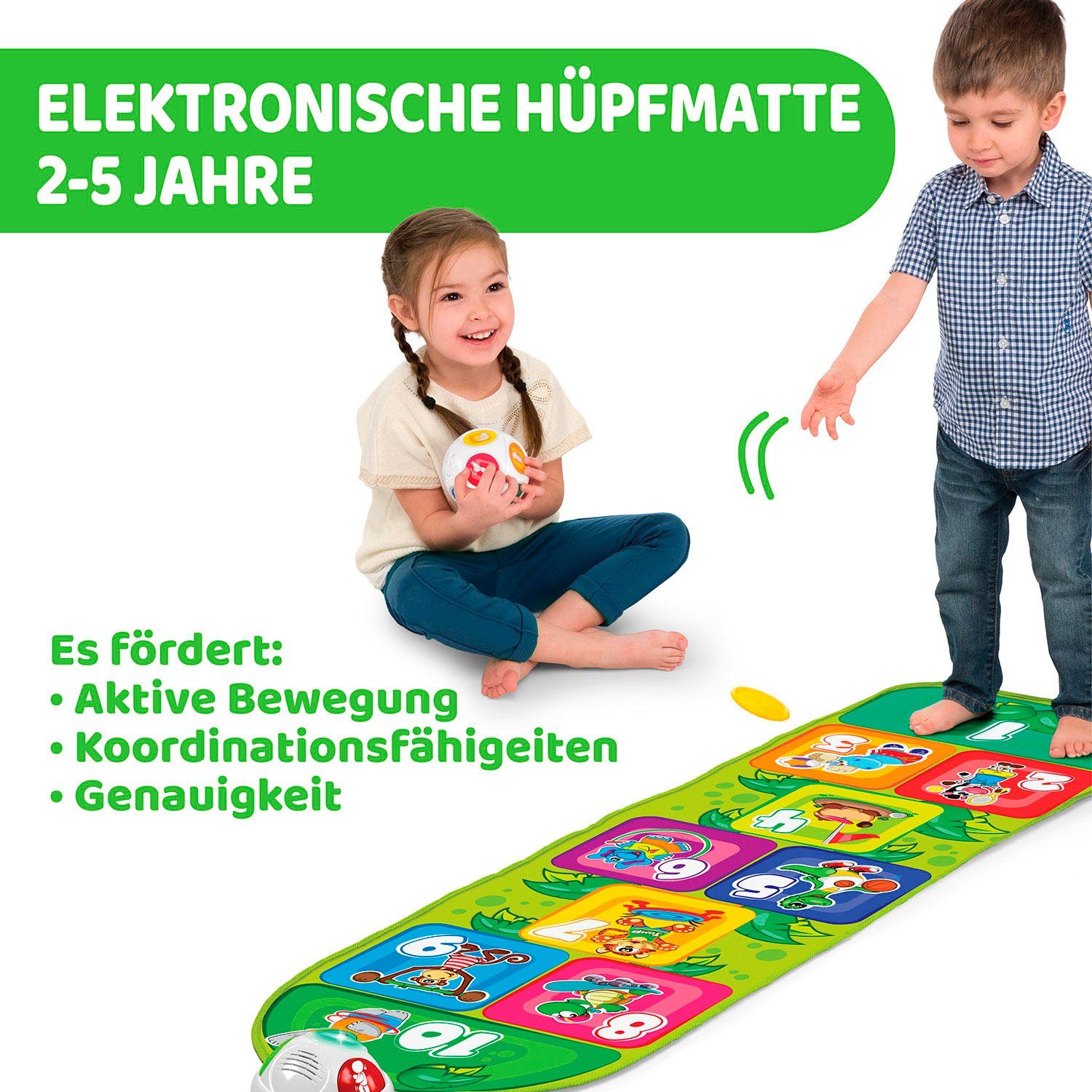 Chicco Musikmatte Elektronische Hüpfmatte, mit Licht und Sound – Bild 2 von 5