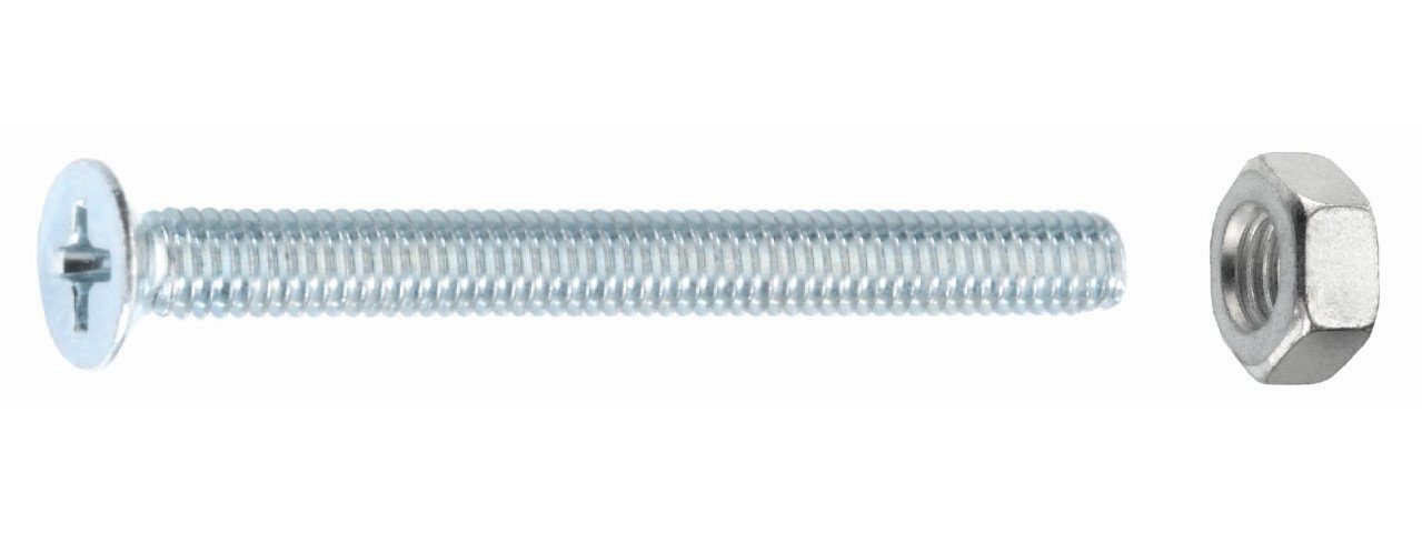 Connex Gewindeschraube Connex Gewindeschrauben M6 x 80 mm PH 3 Senkkopf -