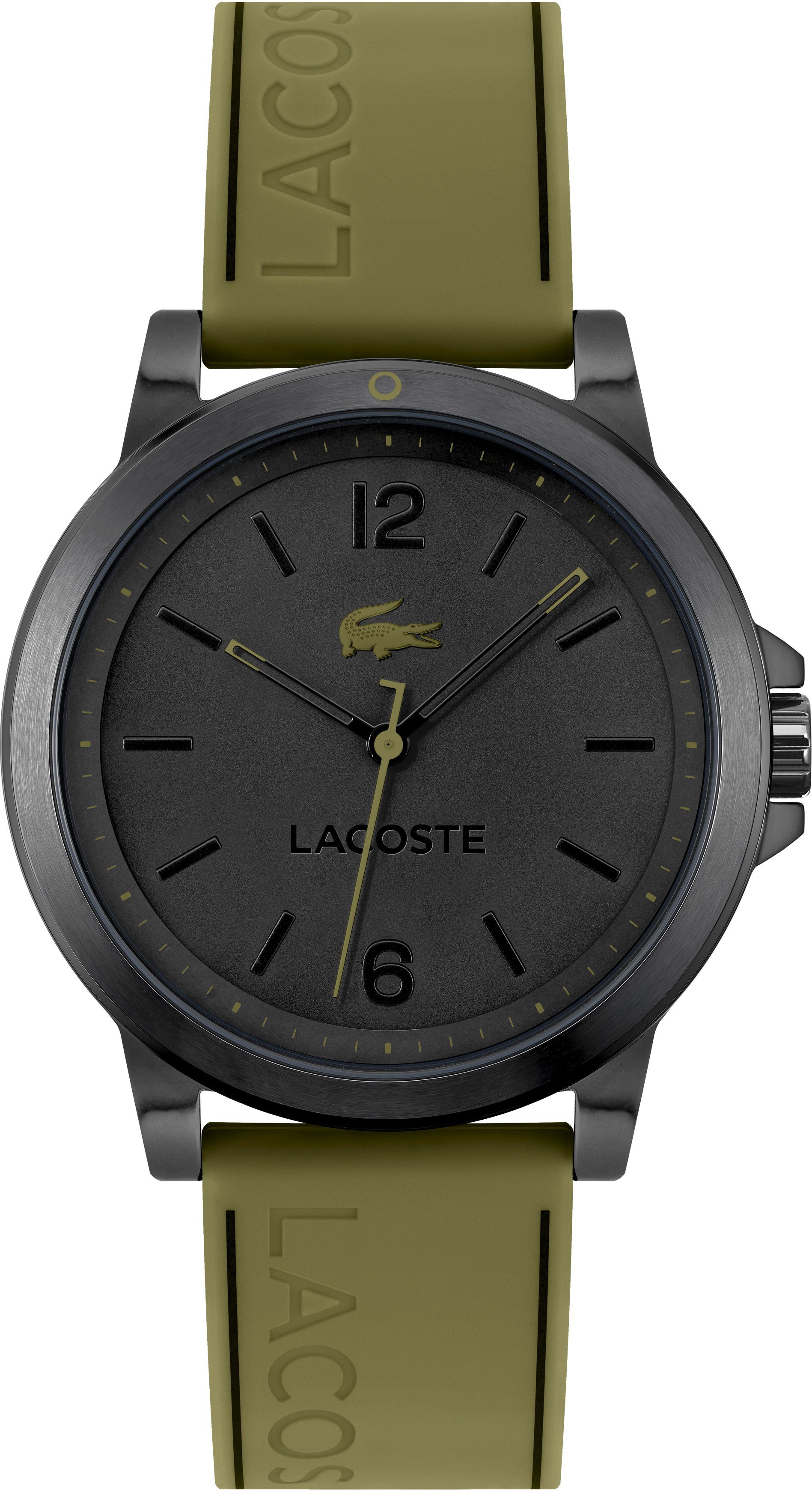 Quarzuhr ⌀ COURT, ca. 2011220, Lacoste 43mm Edelstahlgehäuse, IP-beschichtet,