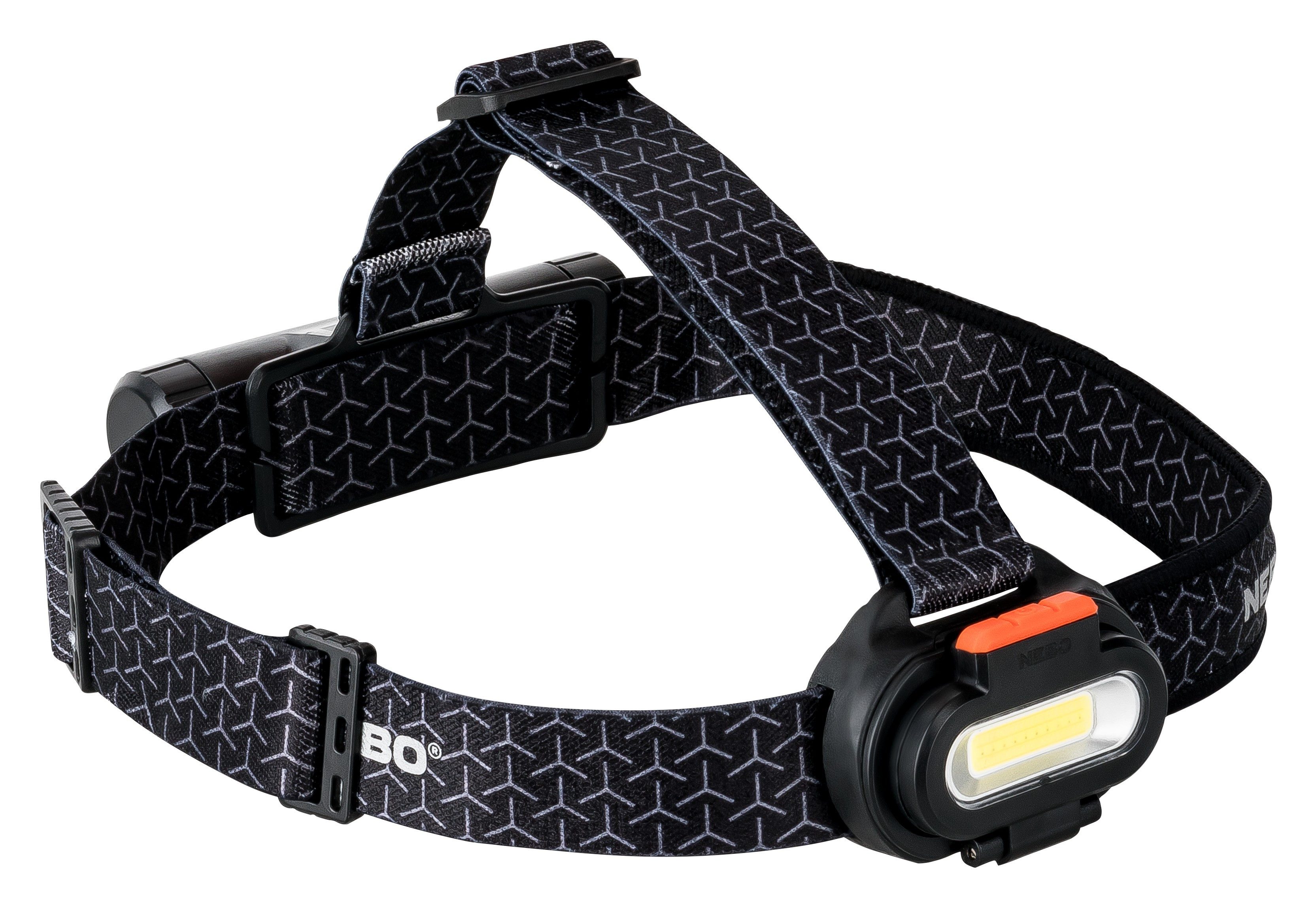 NEBO LED Stirnlampe Nebo EINSTEIN 1500 FLEX (Taschenlampe inkl. Ladekabel), Flexibel mit Akku- oder Batteriebetrieb nutzbar