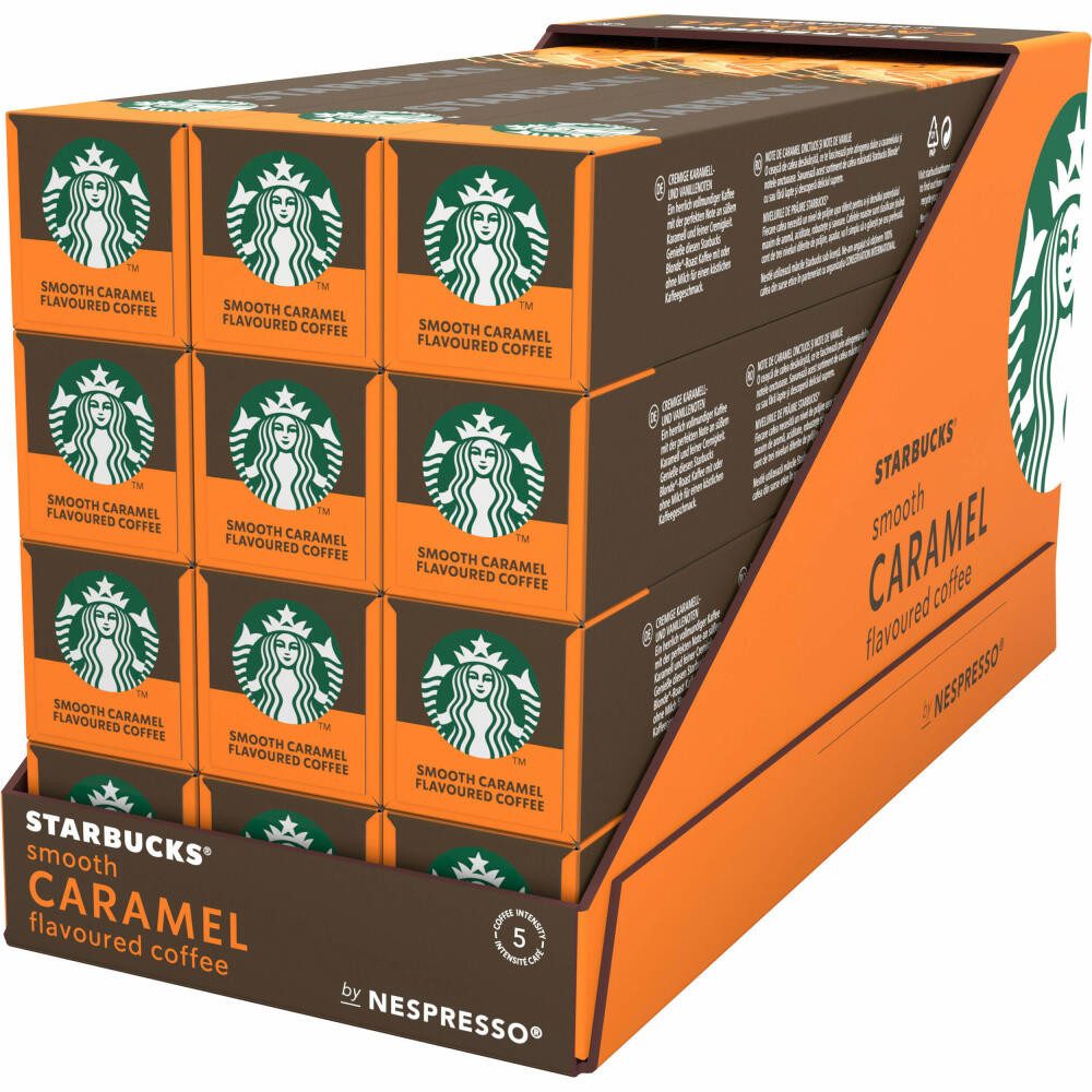 Starbucks Kaffee Caramel Flavoured Coffee 12er Set, 12 x