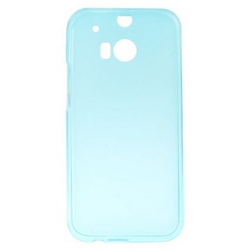 König Design Handyhülle HTC One M8, HTC One M8 Handyhülle Backcover Blau
