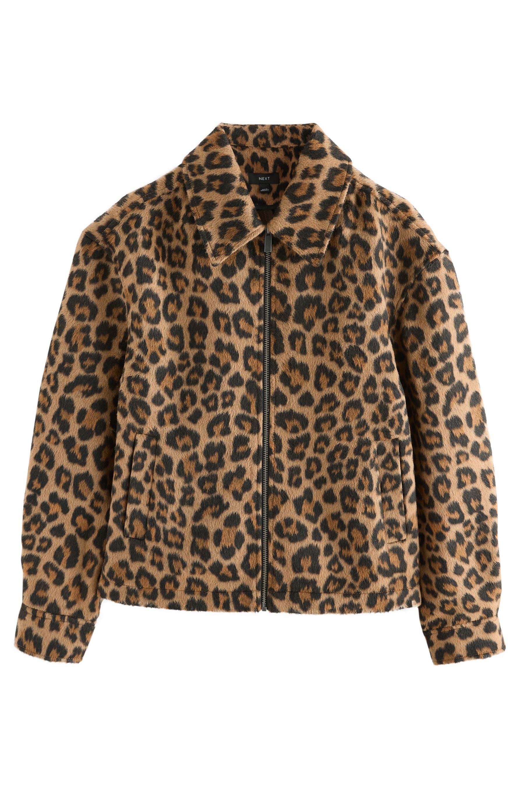 Next Kurzjacke Jacke mit durchgängigem Reißverschluss (1-St)