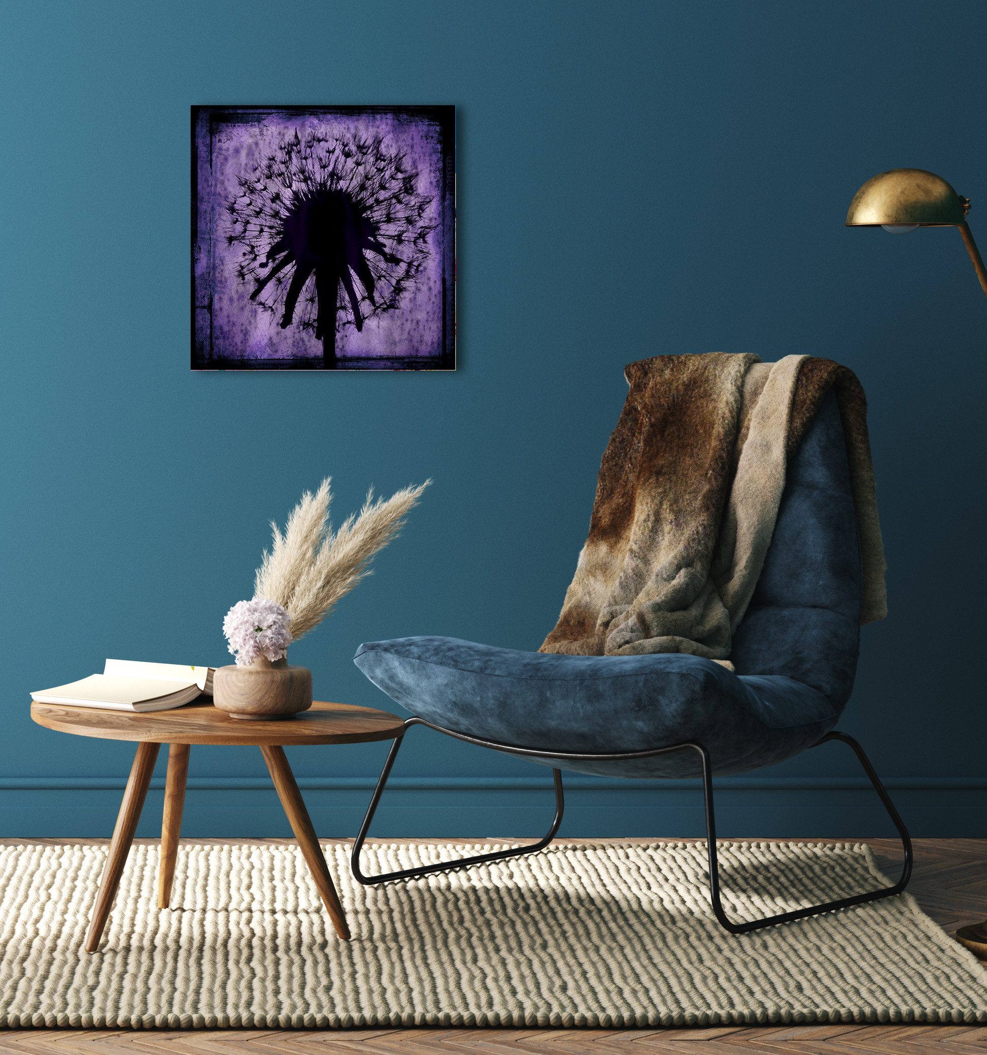 queence Acrylglasbild Pusteblume, Pusteblume, Fine Art-Print in Galeriequalität