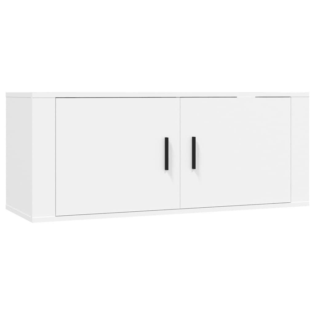 Weiß 5-tlg. TV-Schrank-Set TV-Schrank (5-St) vidaXL Holzwerkstoff