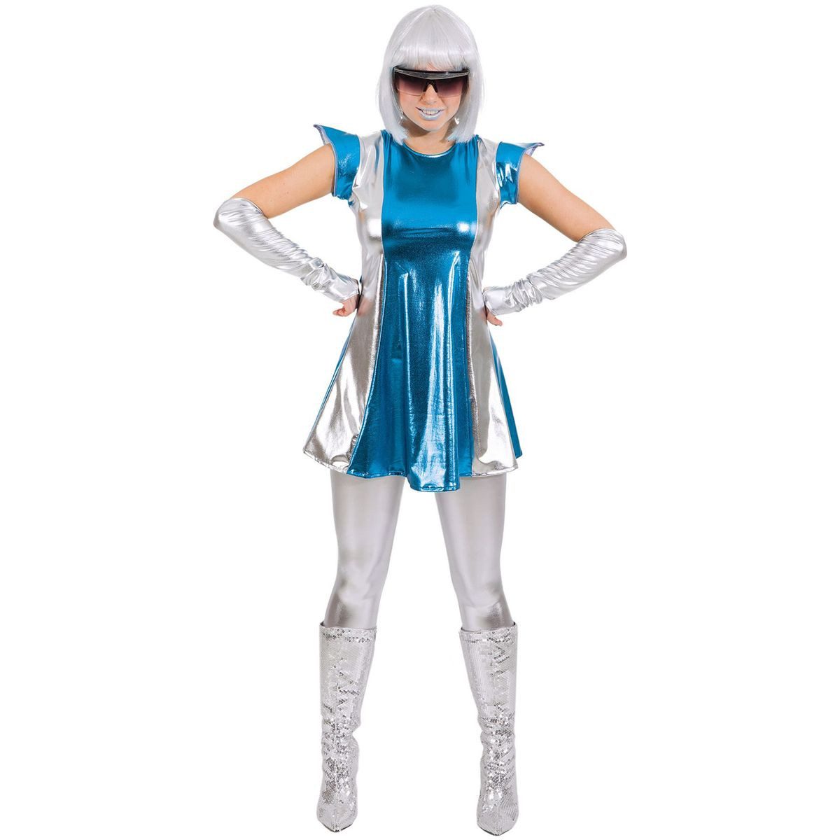 Orlob Kostüm Spacewoman - Weltraum Kostüm für Damen
