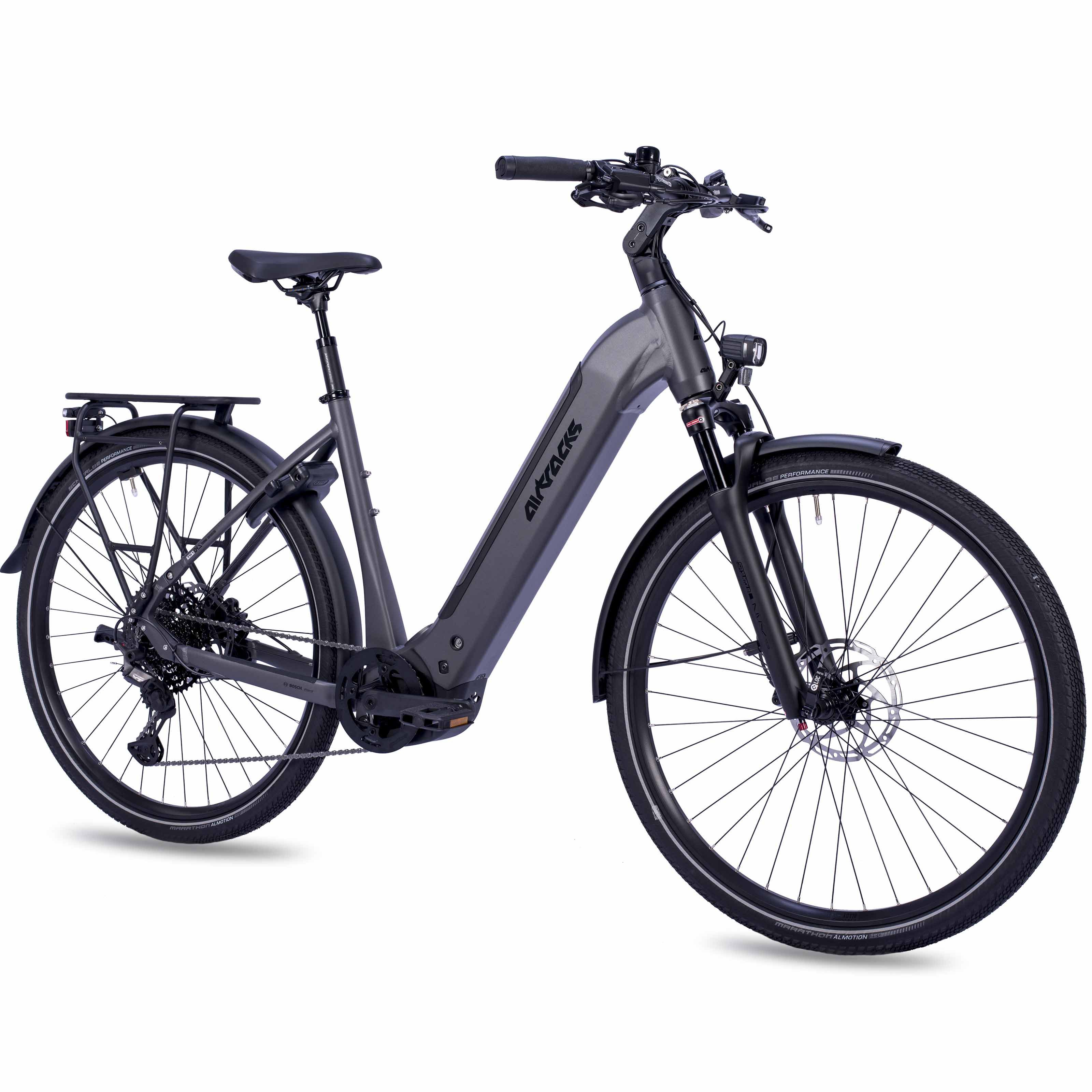 Airtracks E-Bike Trekkingrad Damen E-Bike Trekking Fahrrad LS Wave TERRA TR1 BOSCH PX, 11 Gang Shimano Deore XT RD-M8130 SGS, 11-fach Schaltwerk, Kettenschaltung, Mittelmotor, 800 Wh, WAVE Trekking Bike Tiefeinsteiger Low Step 45 50 55 cm