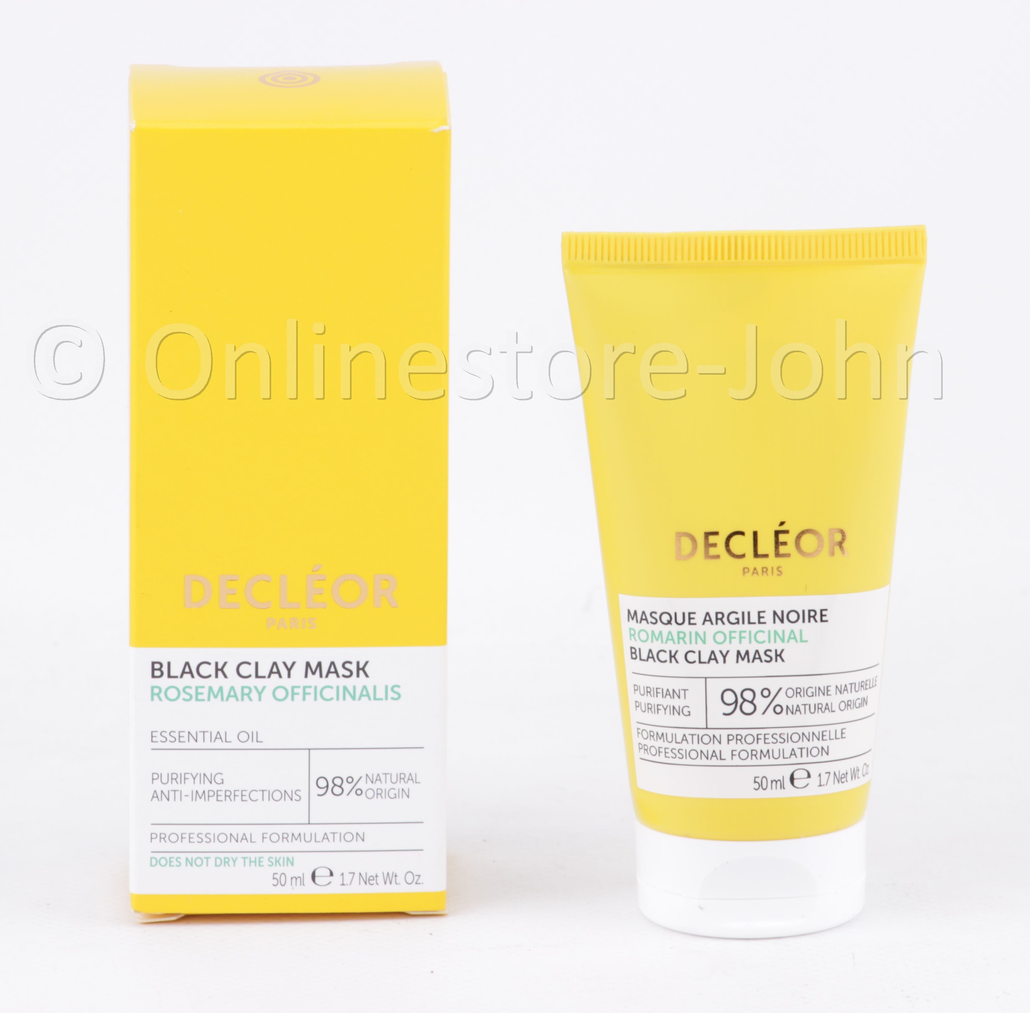 Anti-Aging-Creme Decleor - Rosemary Officinalis - Black Clay Mask - 50ml