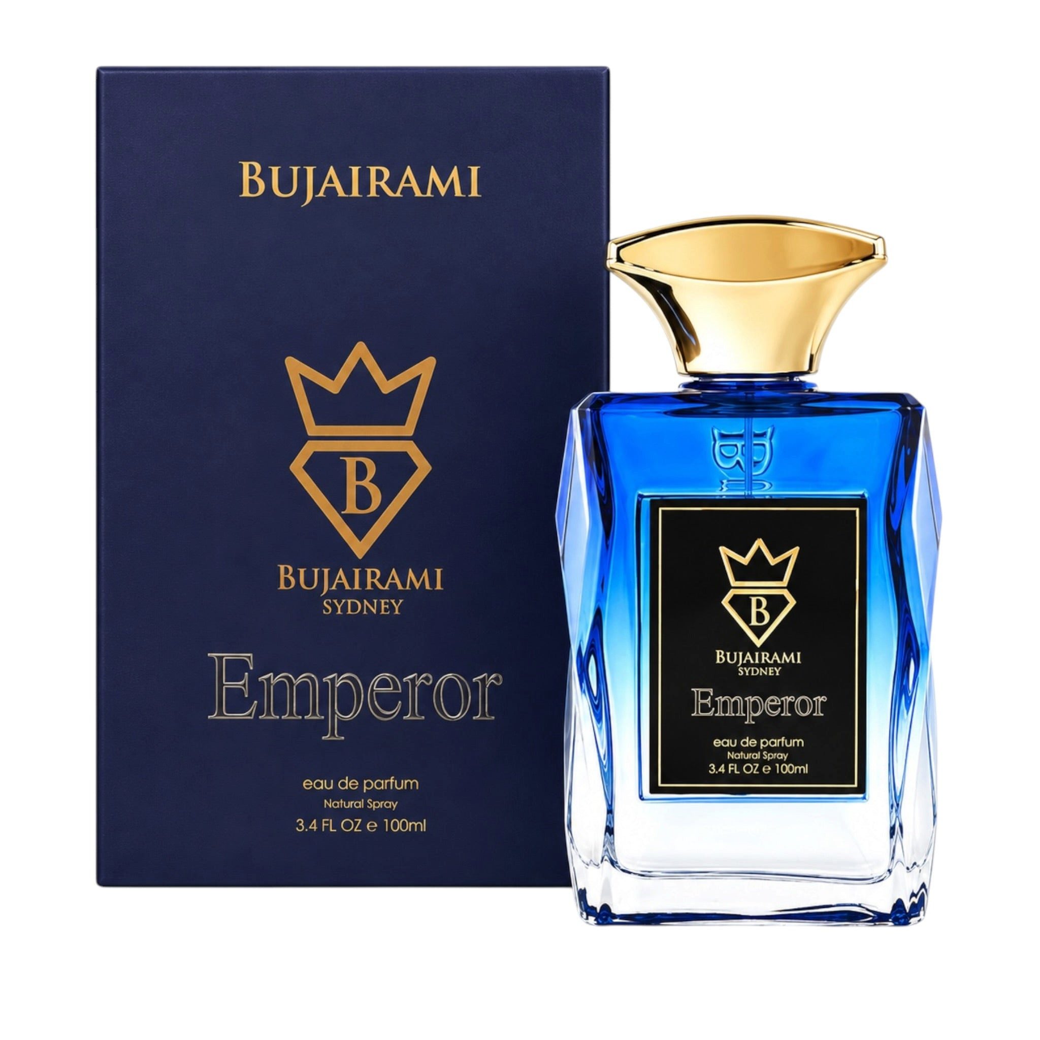 Bujairami Eau de Parfum Emperor, 100 ml, für Damen und Herren, Eau de Parfum