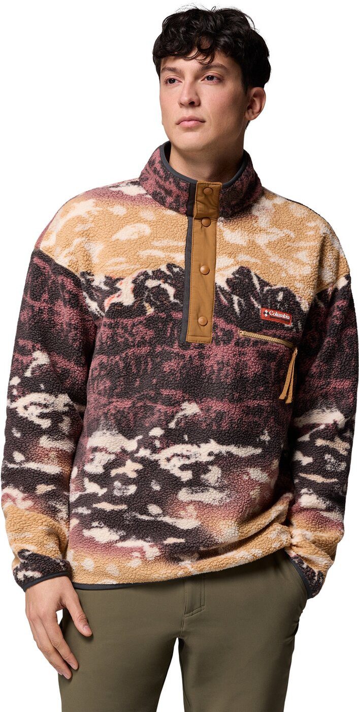 Columbia Strickfleece-Pullover Helvetia? II Printed Half Snap Fleece CAMEL günstig online kaufen