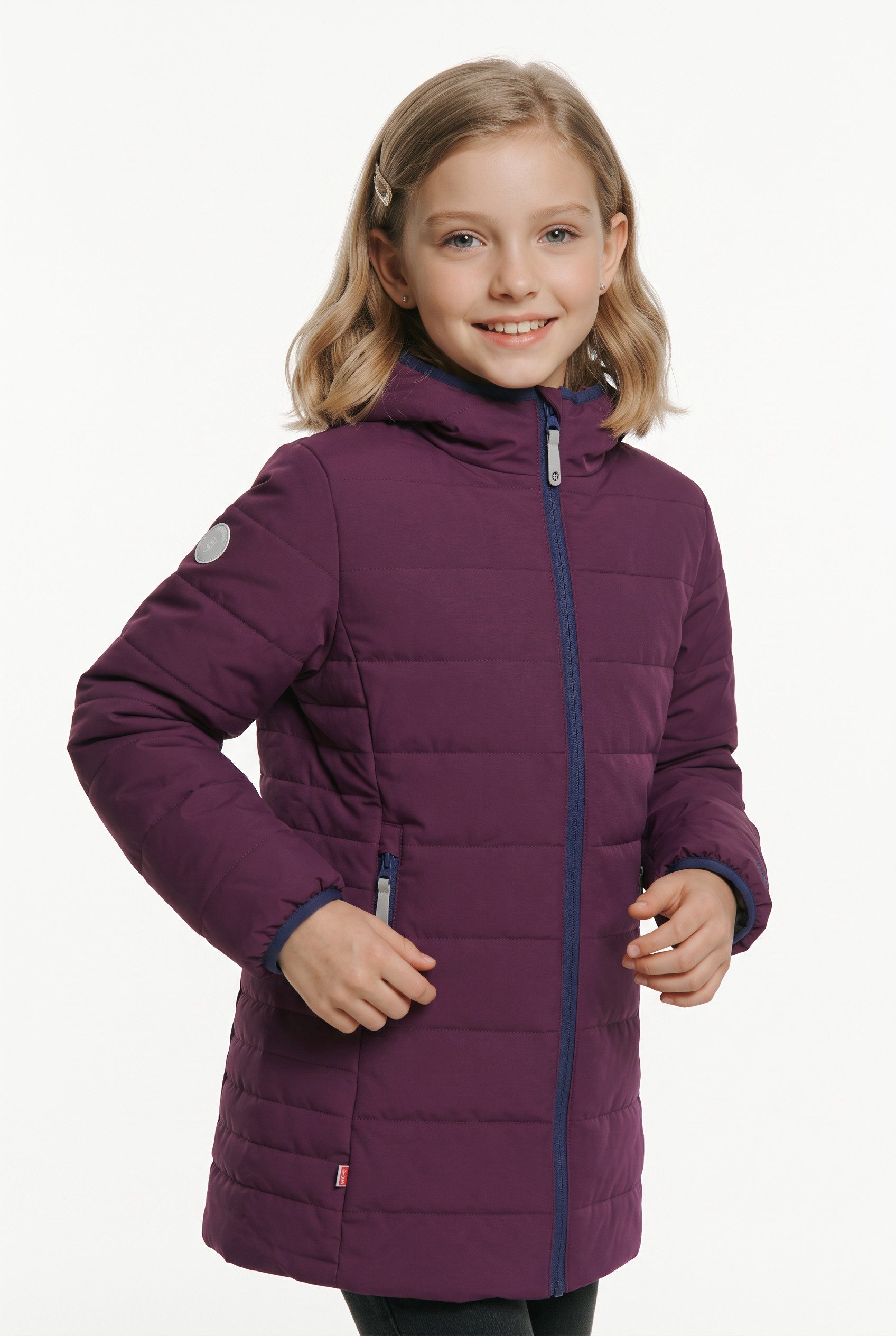 TROLLKIDS Funktionsmantel GIRLS STAVANGER COAT für Kinder, mit Kapuze, aus Polyester, pflegeleicht, sportlich