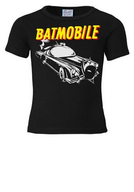LOGOSHIRT T-Shirt Batman - Batmobile mit coolem Frontprint