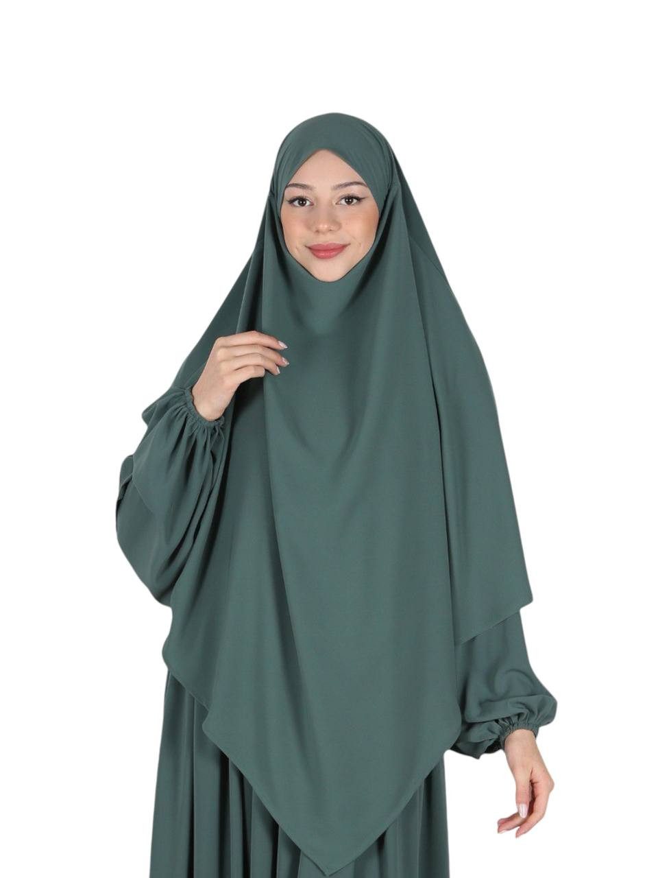 Aymasal Kopftuch Einlagiger Khimar Hiba Medina Seide Medine Seide islamische Mode
