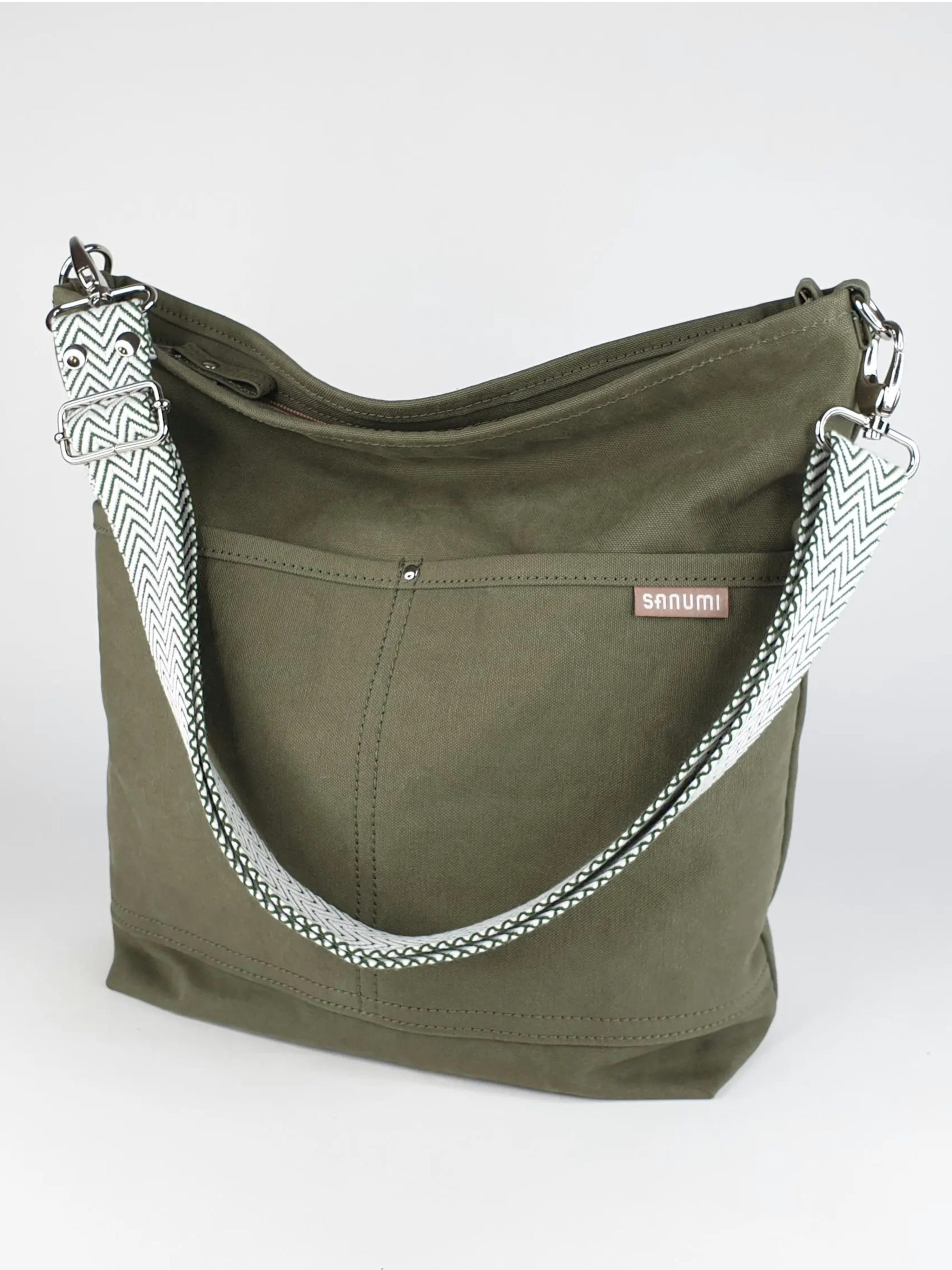 sanumi Umhängetasche Canvas Hobobag günstig online kaufen