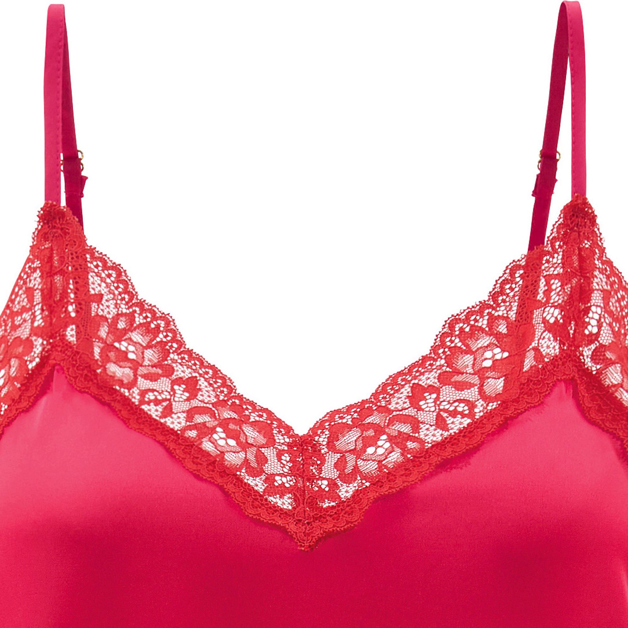 Erwin Müller Nachthemd Damen-Nachthemd Satin Uni – Bild 5 von 5