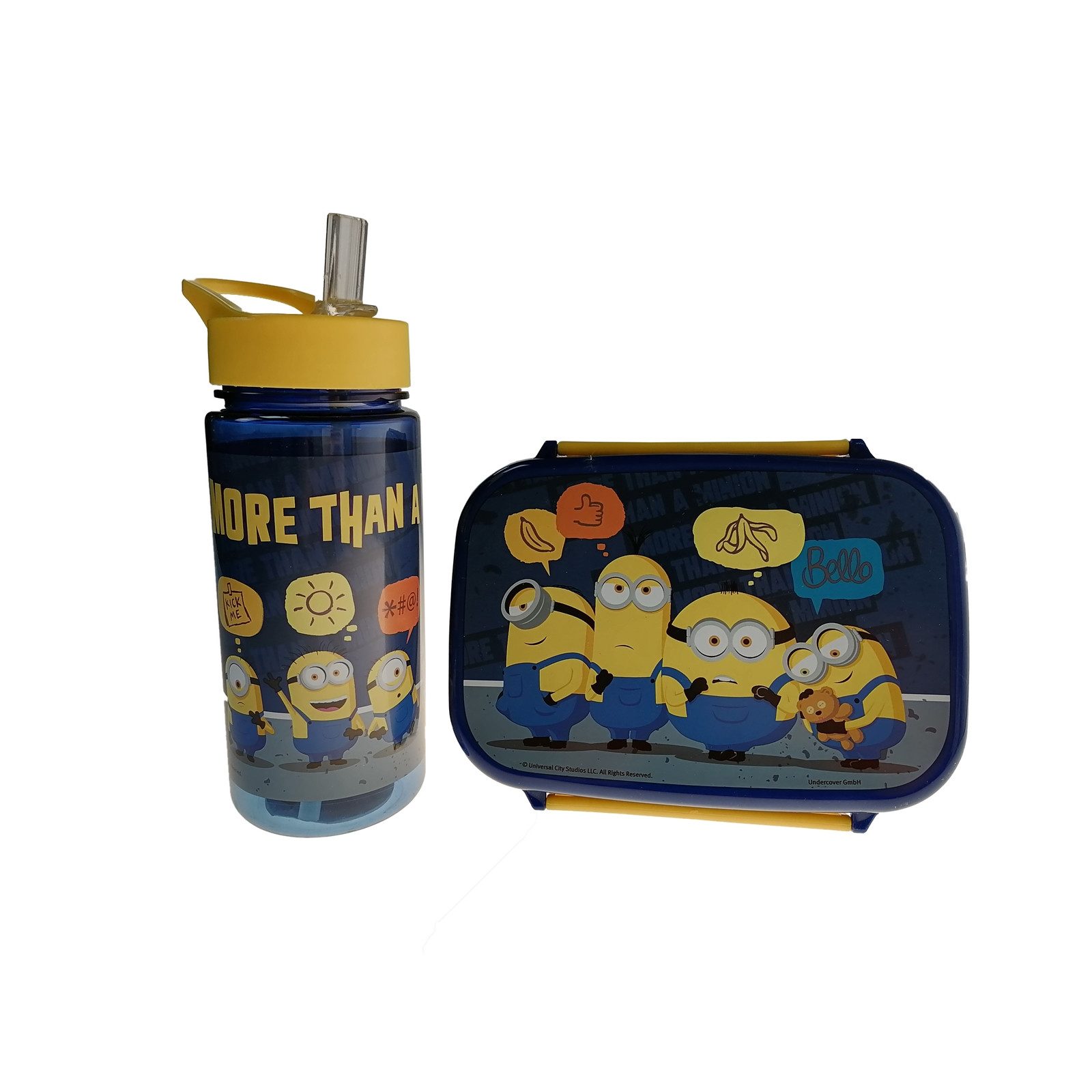 UNDERCOVER Trinkflasche Trinkflasche und Brotdose Minions, tolle Geschenkidee