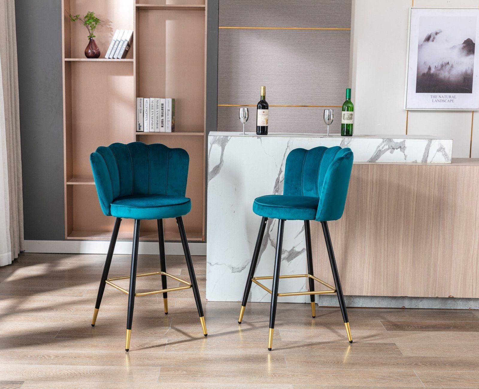 WAHSON OFFICE CHAIRS Barhocker 2er Set günstig online kaufen